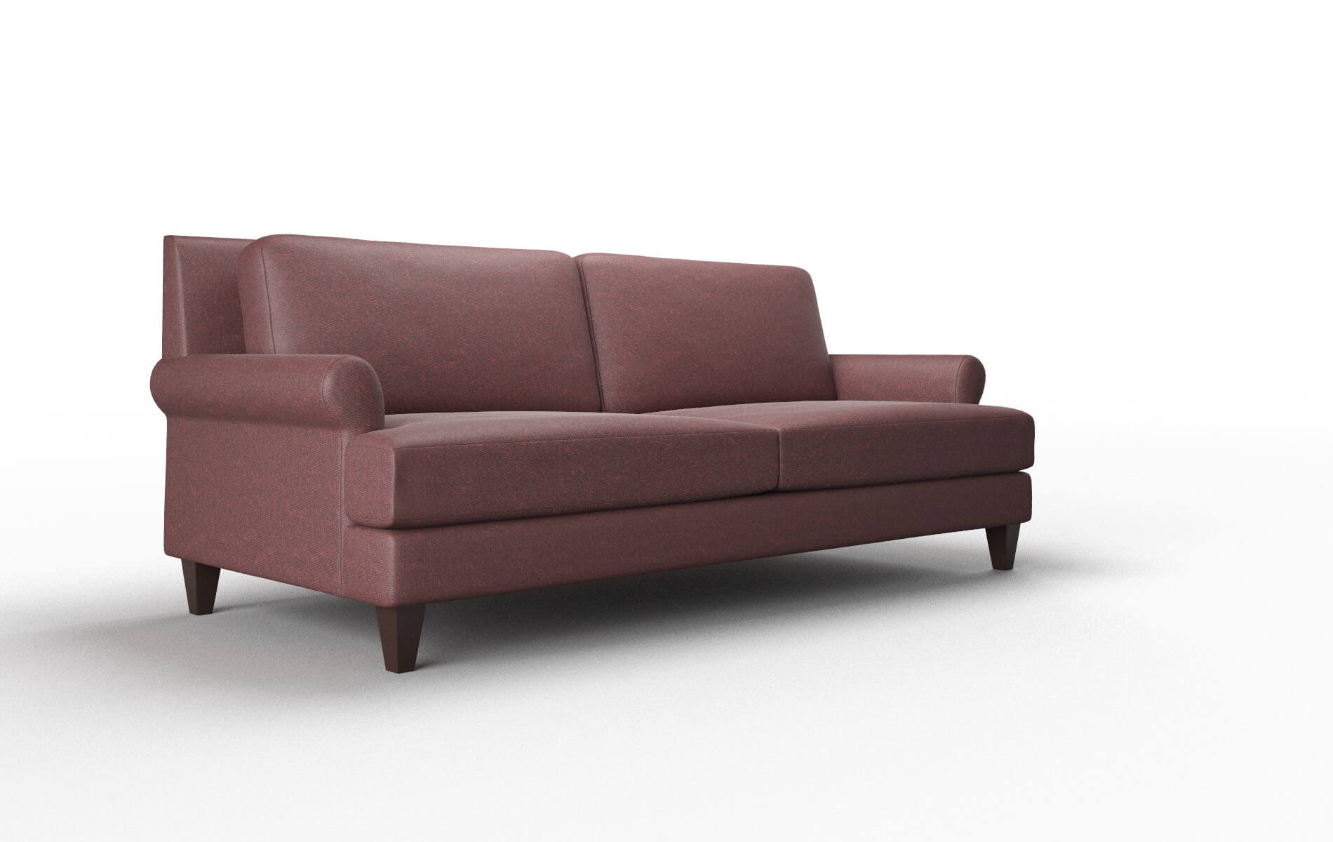 Stockholm Derby Berry Sofa espresso legs 2
