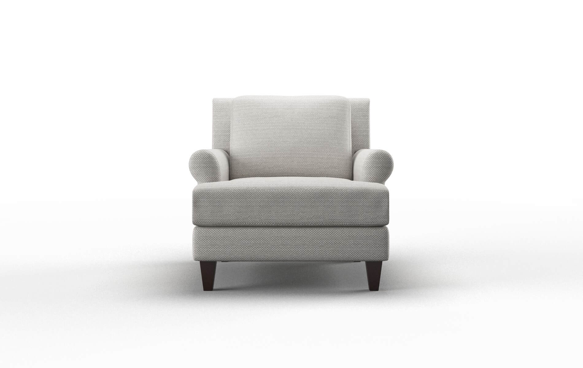 Stockholm Derby Grey Chair espresso legs 1