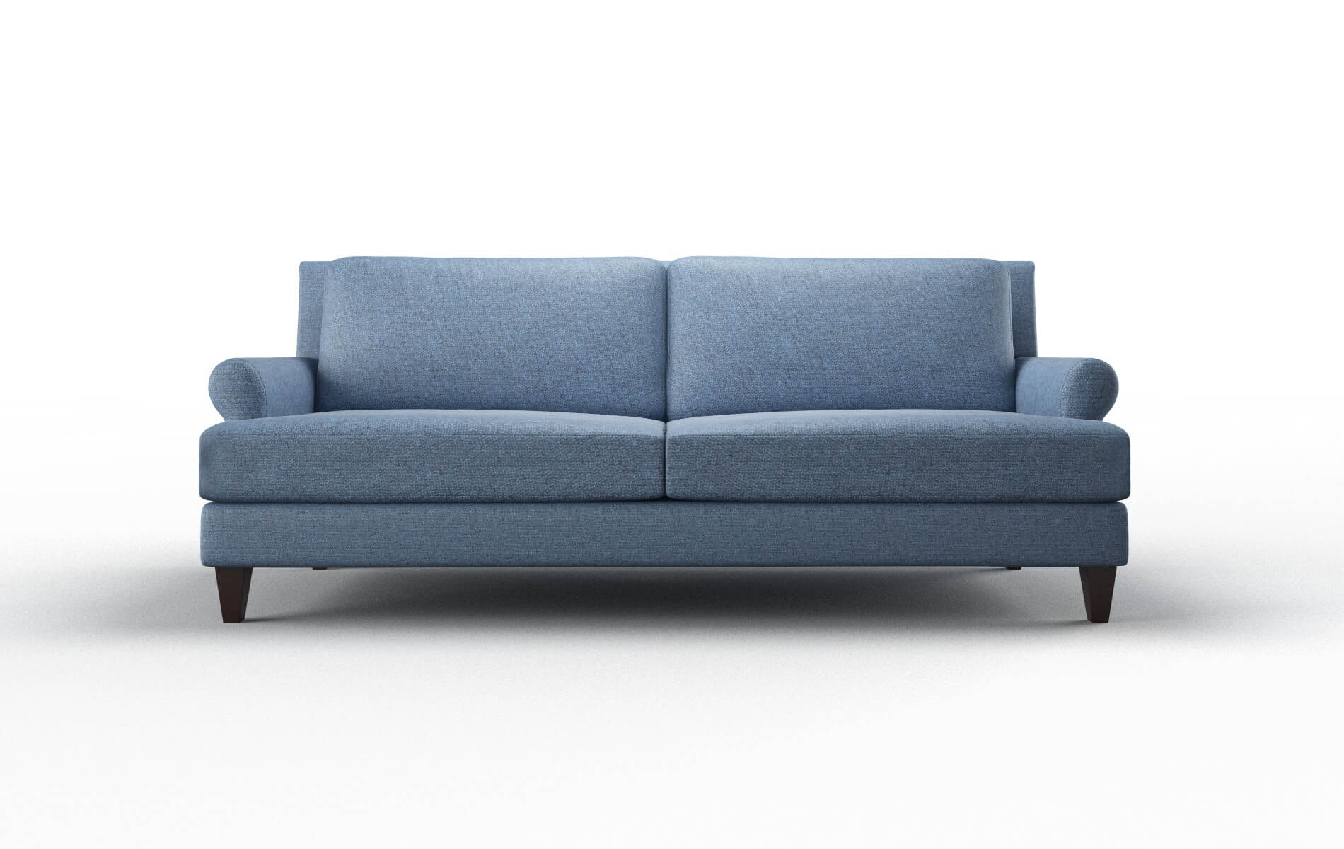 Stockholm Derby navy Sofa Espresso Legs  1