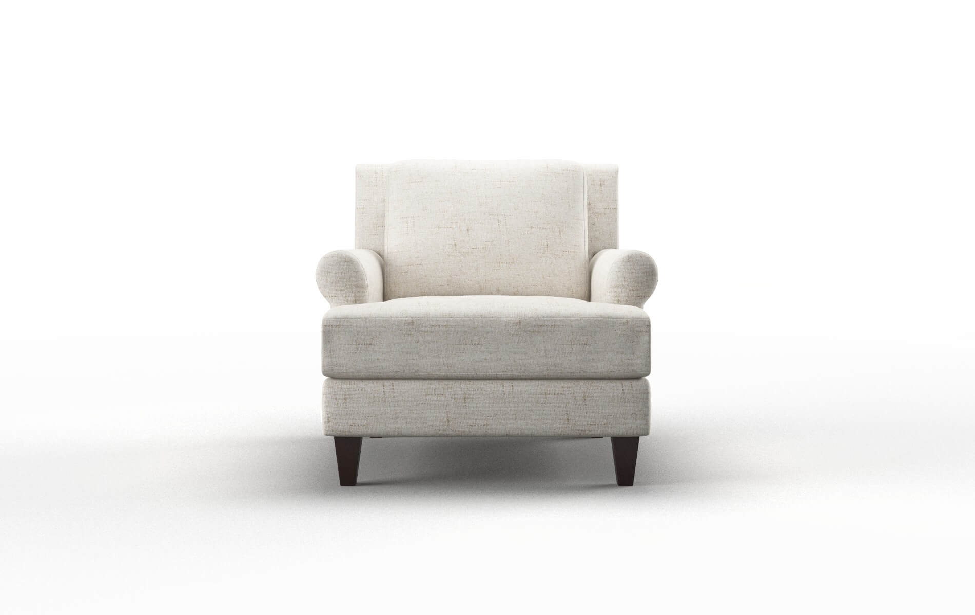 Stockholm Derby Taupe Chair espresso legs 1