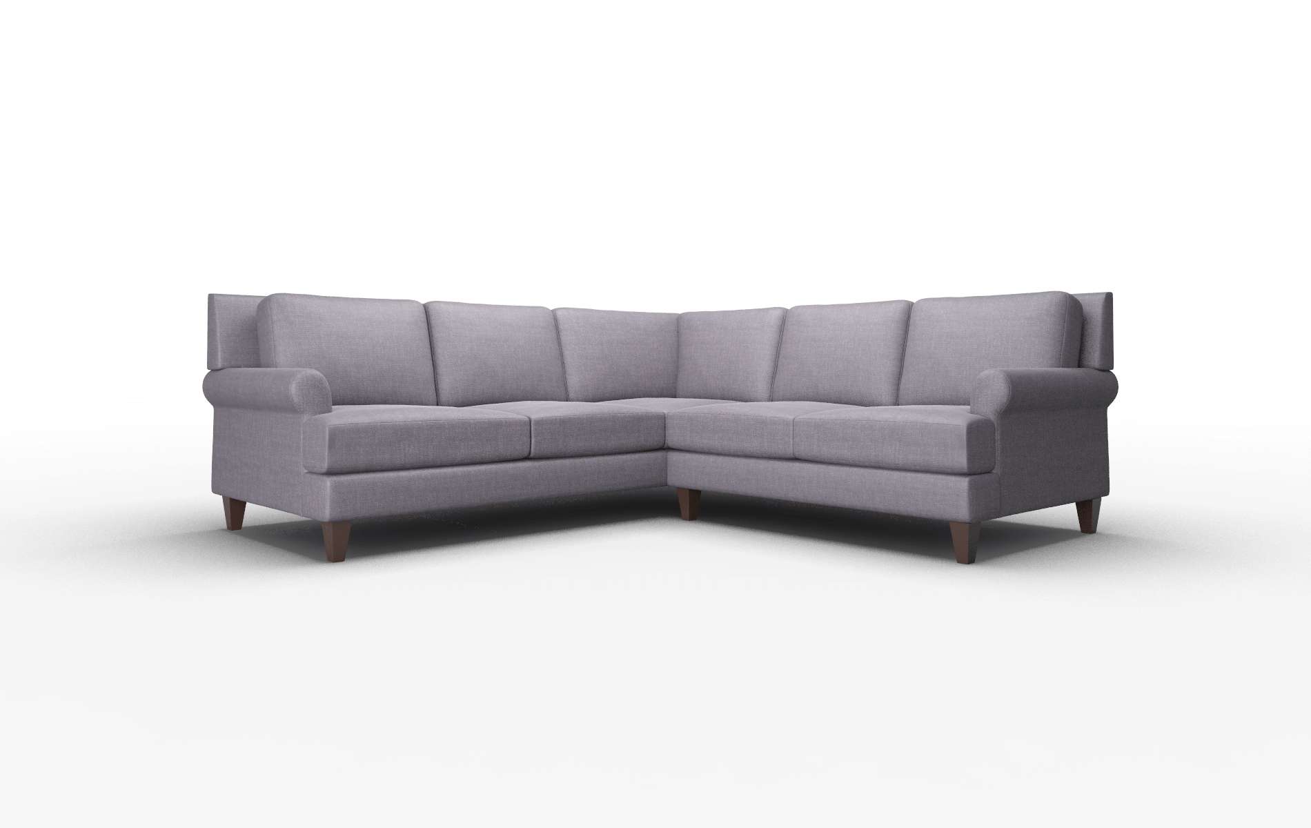 Stockholm Durham Ink Sectional espresso legs 1