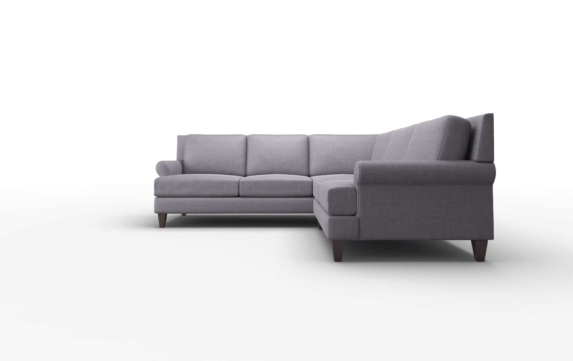 Stockholm Durham Ink Sectional espresso legs 5