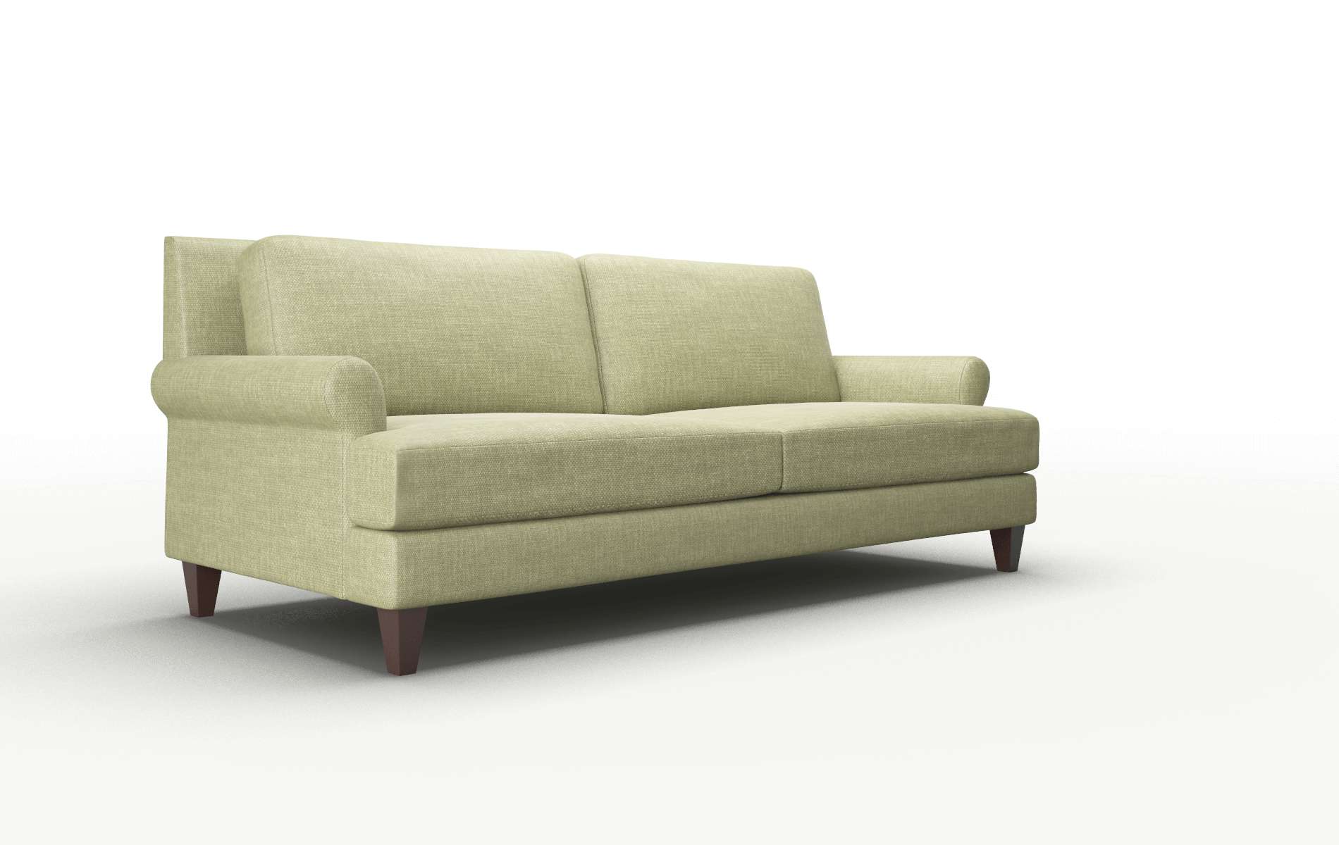 Stockholm Durham Lime Sofa espresso legs 2