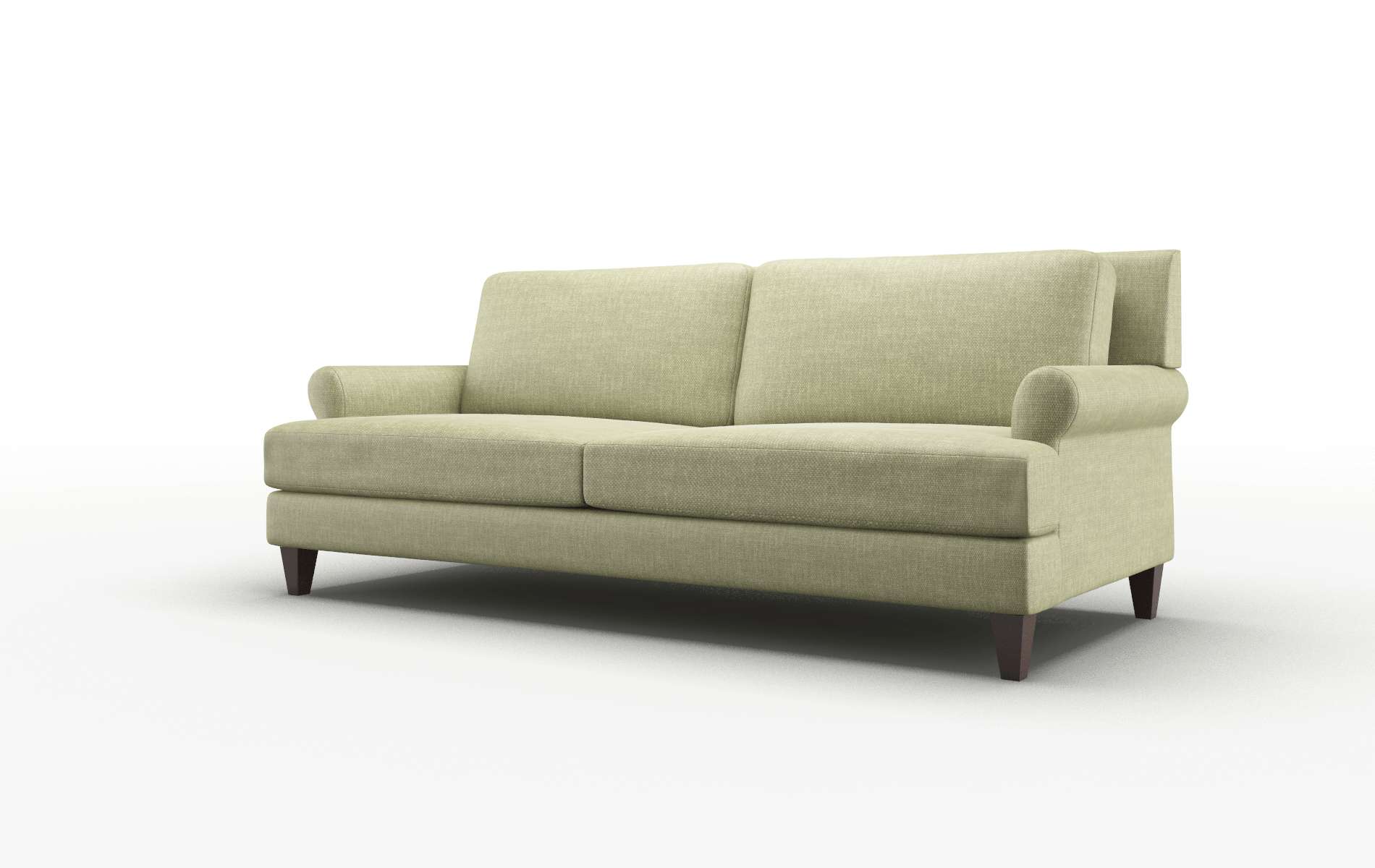 Stockholm Durham Lime Sofa espresso legs 4