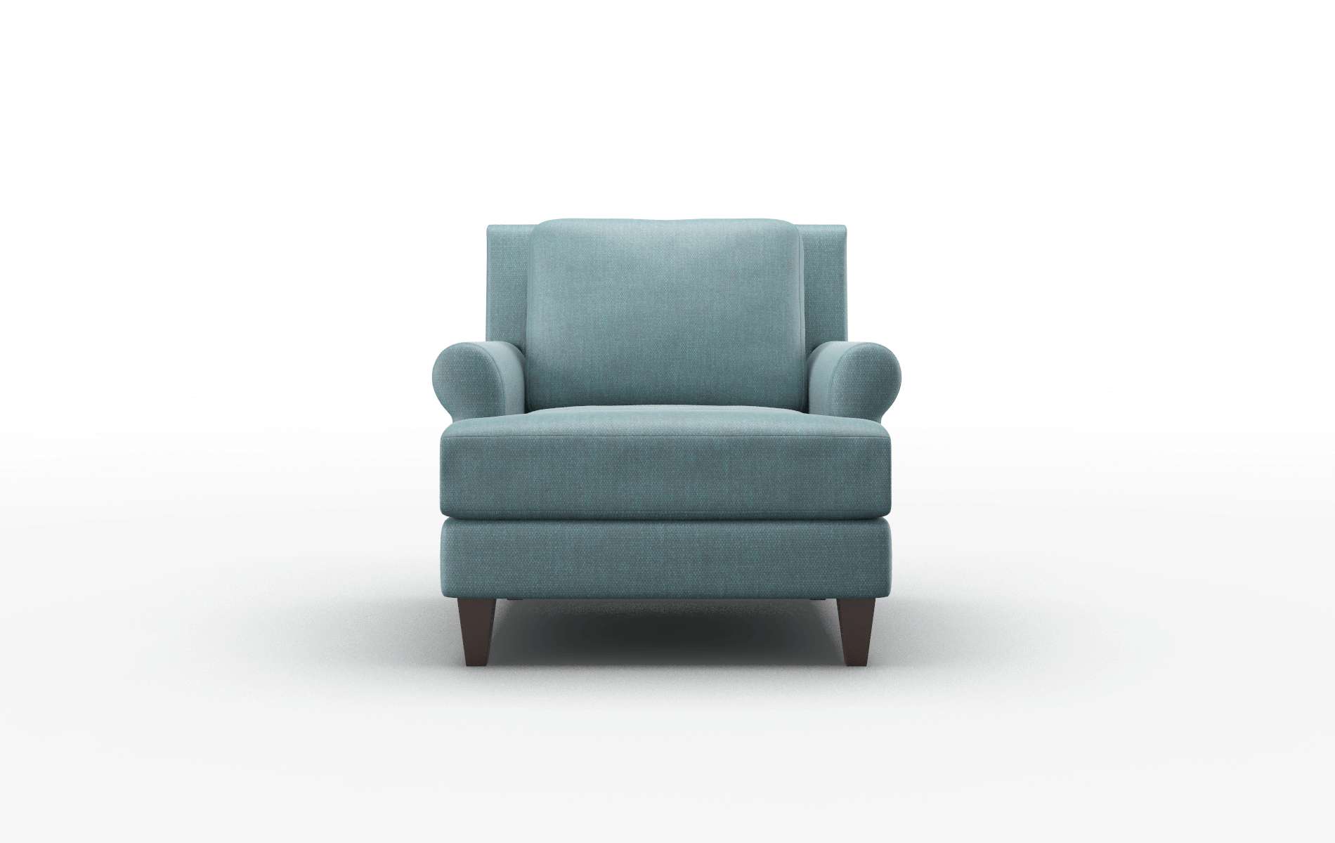 Stockholm Elliot Teal Chair espresso legs 1