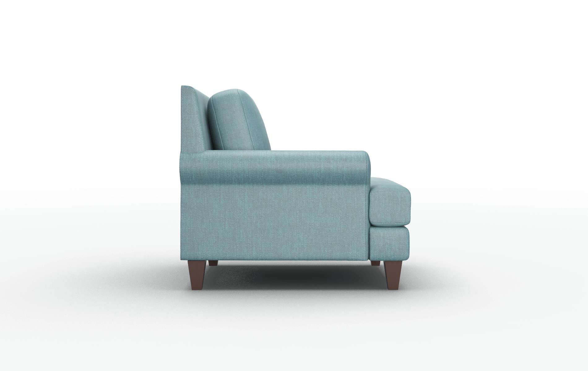 Stockholm Elliot Teal Chair espresso legs 3