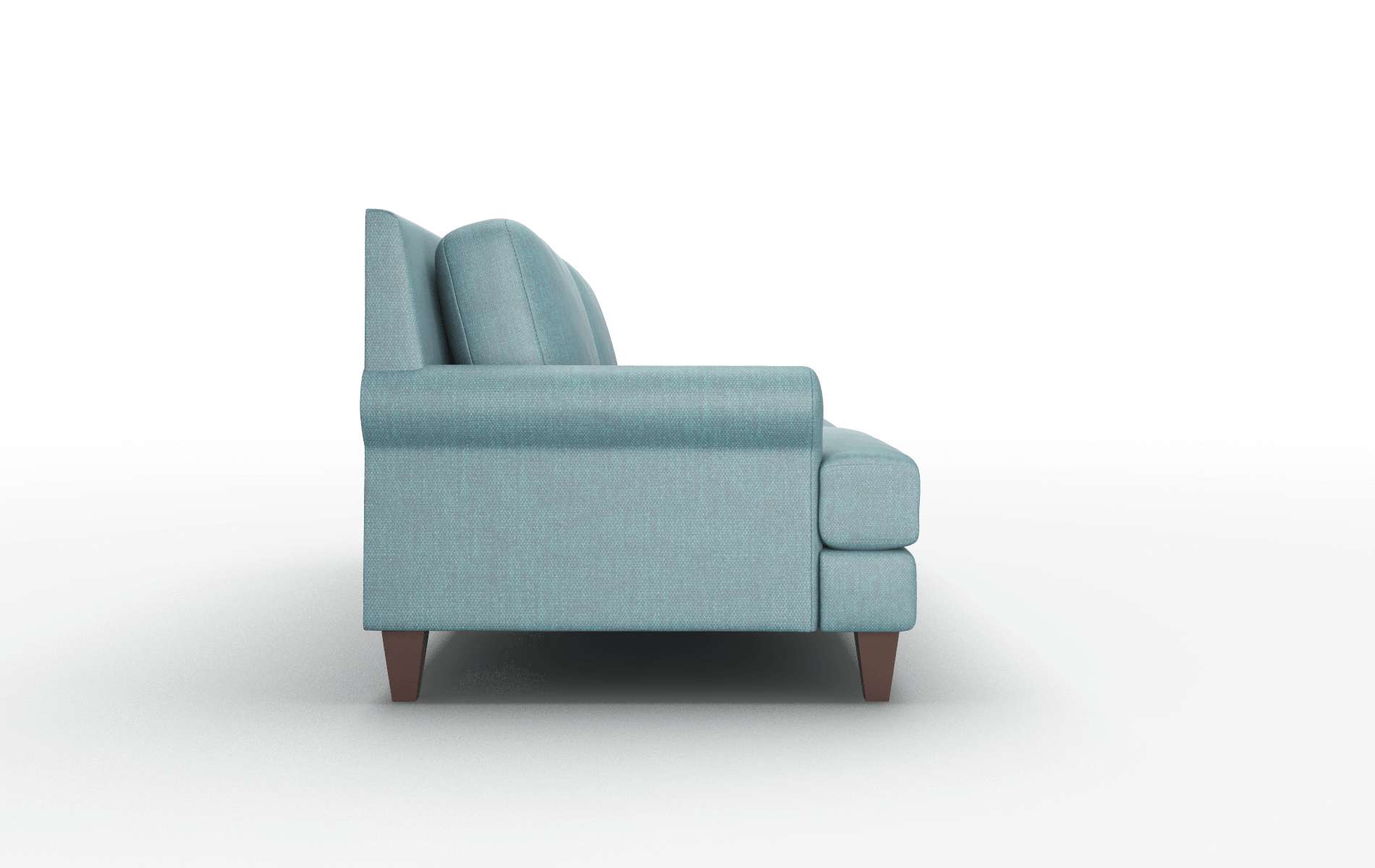 Stockholm Elliot Teal Sofa espresso legs 3