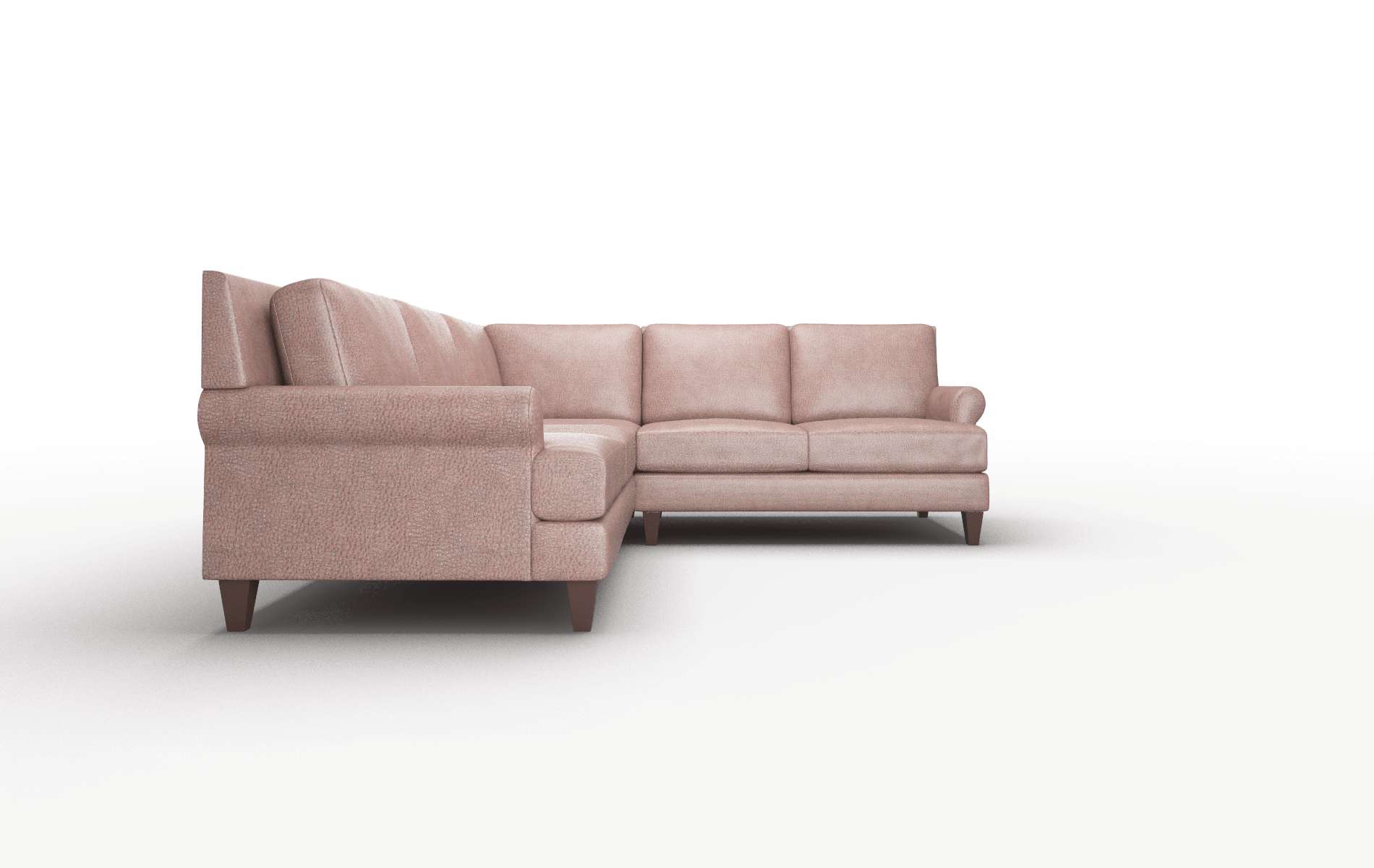 Stockholm Ford Brown Sectional espresso legs 2