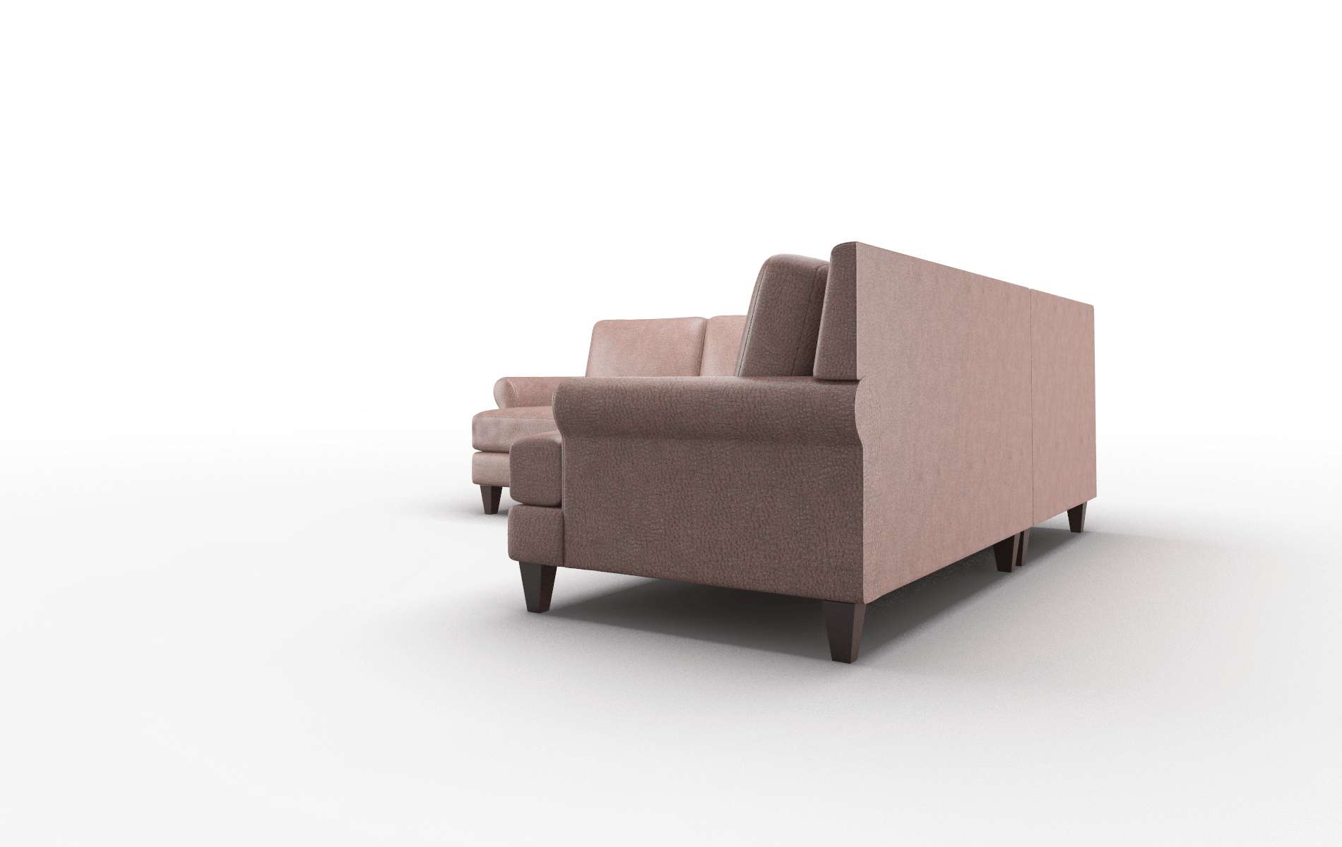 Stockholm Ford Brown Sectional espresso legs 4
