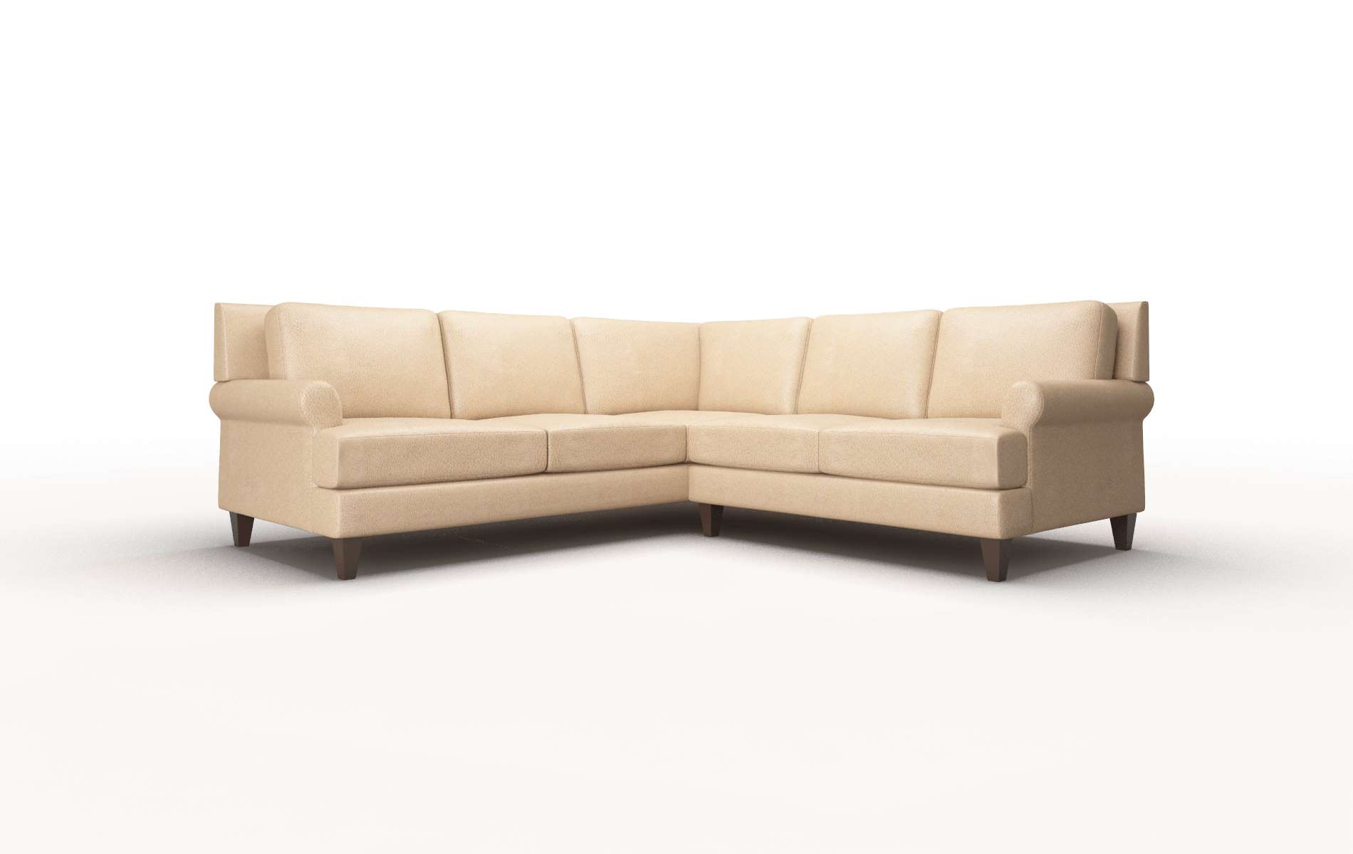 Stockholm Ford dune Sectional Espresso Legs  1