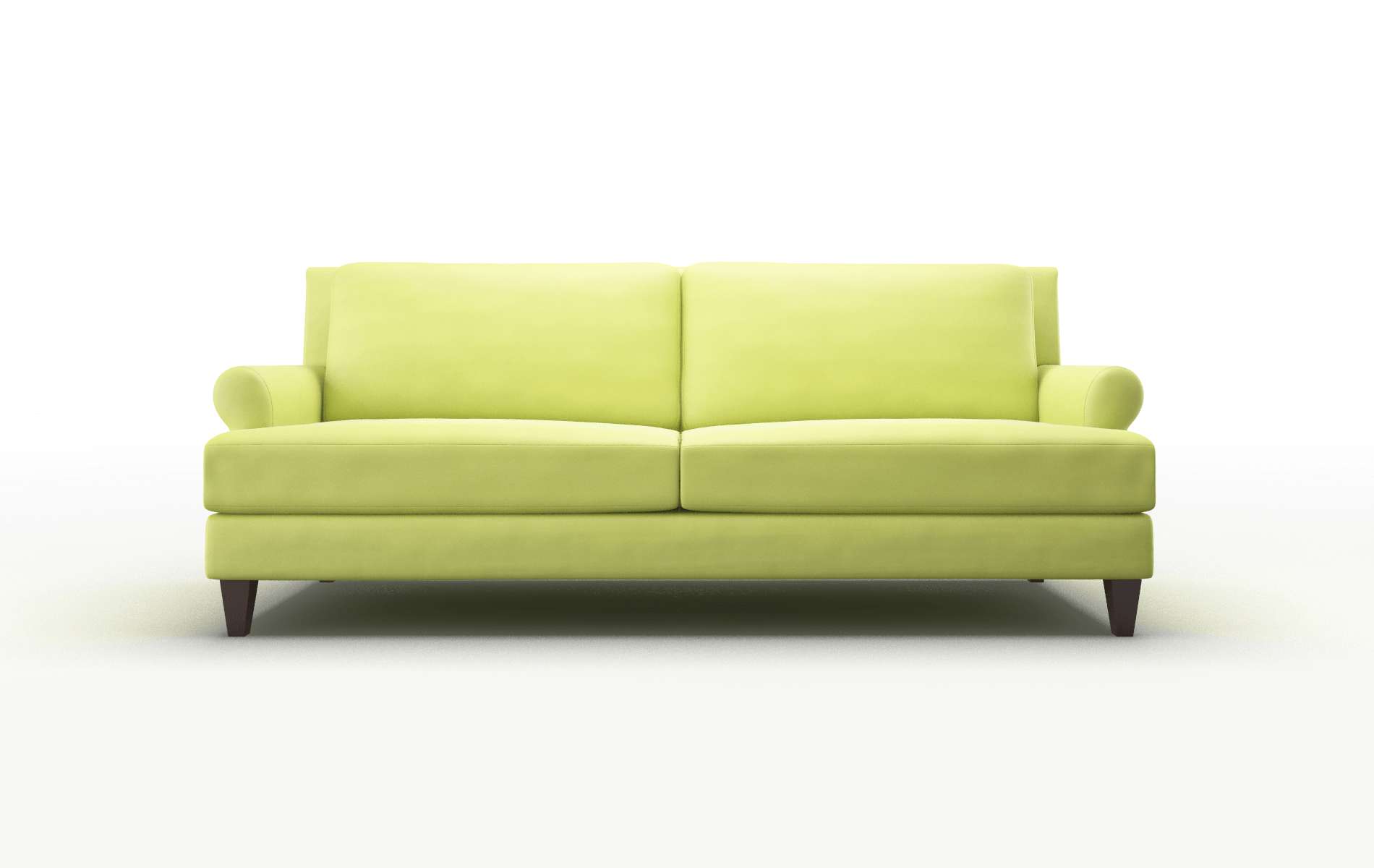 Stockholm Hathaway apple Sofa Espresso Legs  1