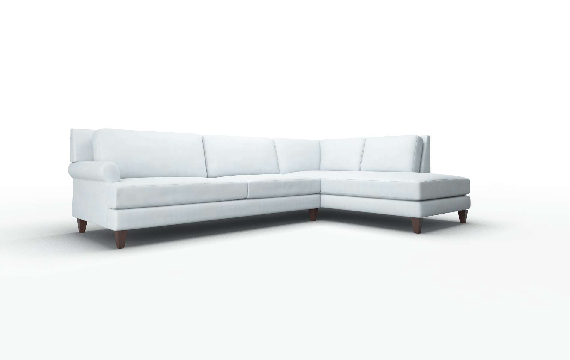 Stockholm Hathaway Aqua Panel espresso legs 2