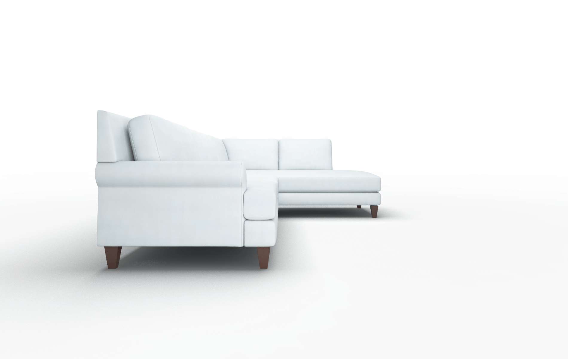 Stockholm Hathaway Aqua Panel espresso legs 3