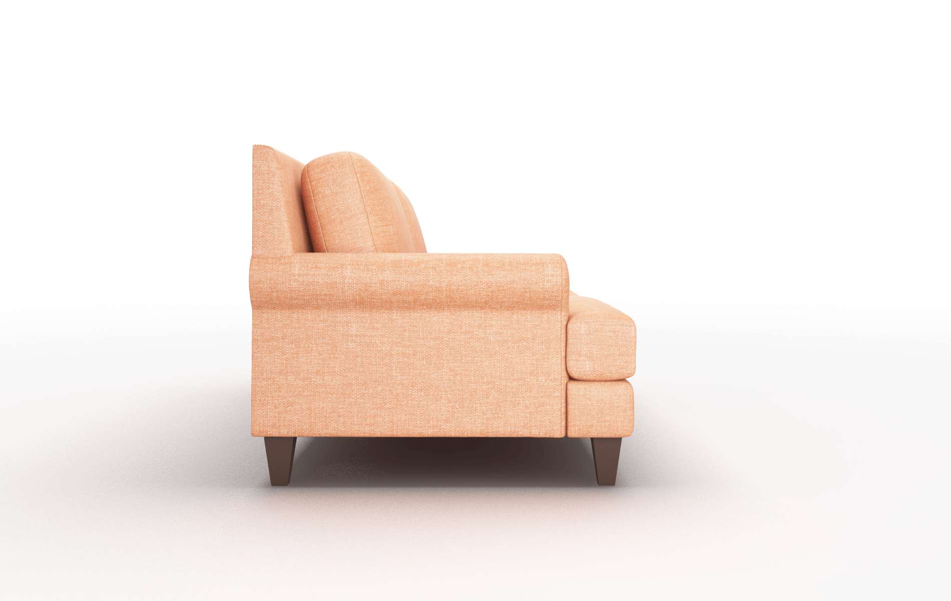 Stockholm Hepburn Appricot Sofa espresso legs 3