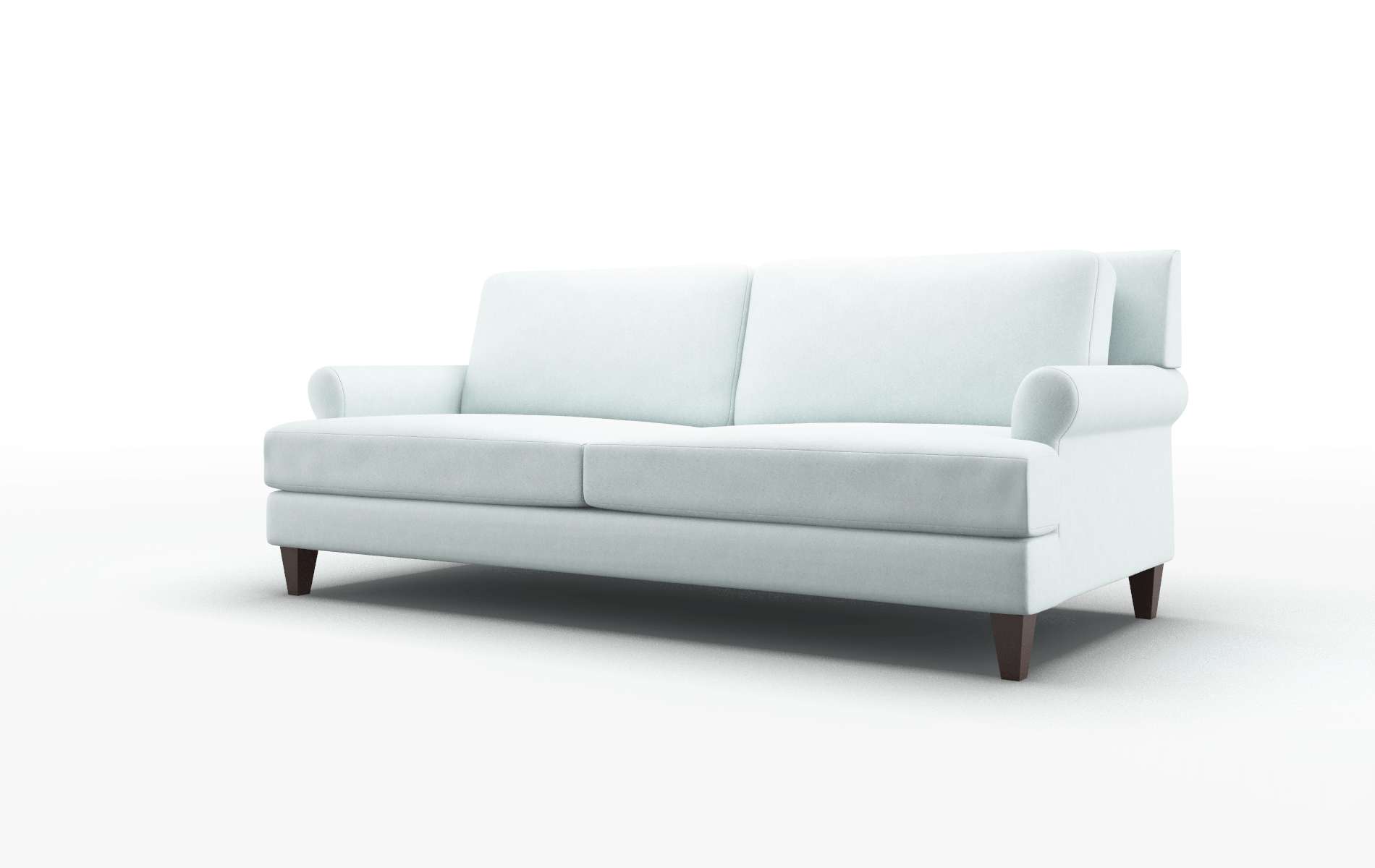Stockholm Hepburn Peridot Sofa espresso legs 4