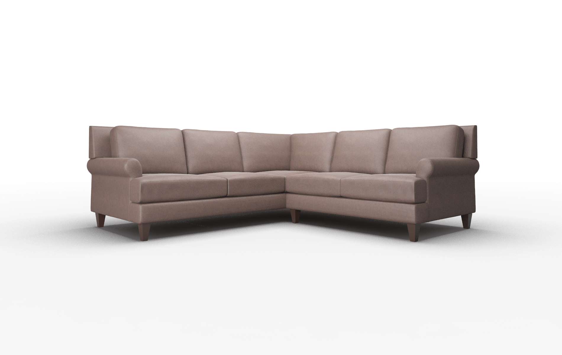 Stockholm Insight Cafe Sectional espresso legs 1