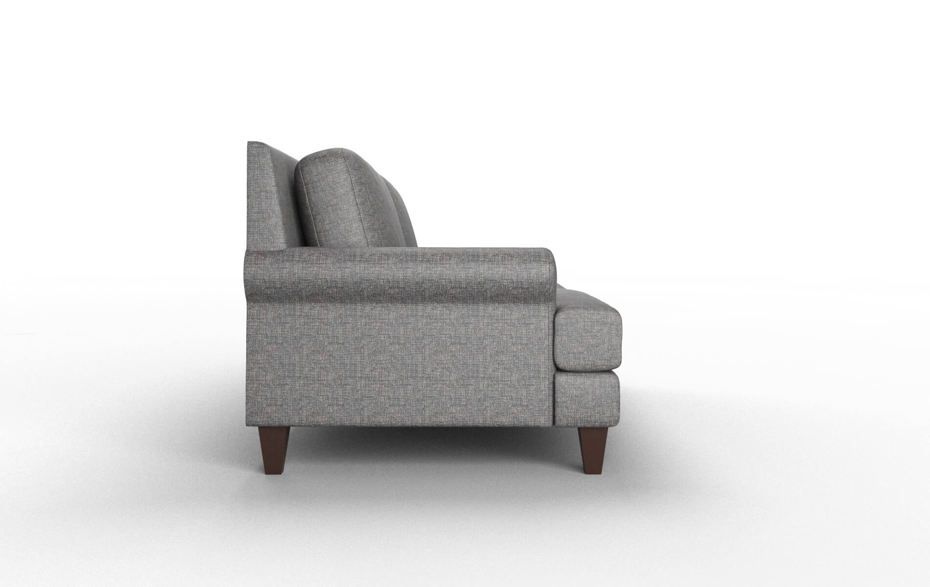 Stockholm Insight Charcoal Sofa espresso legs 3