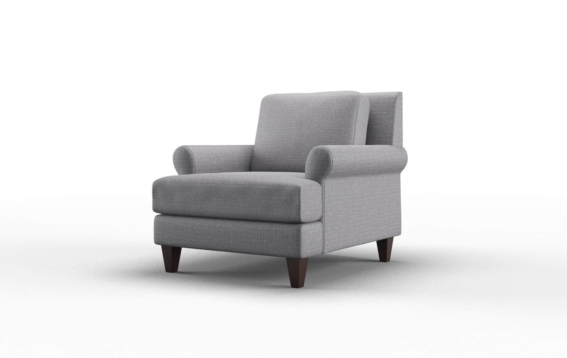 Stockholm Insight Denim Chair espresso legs 4