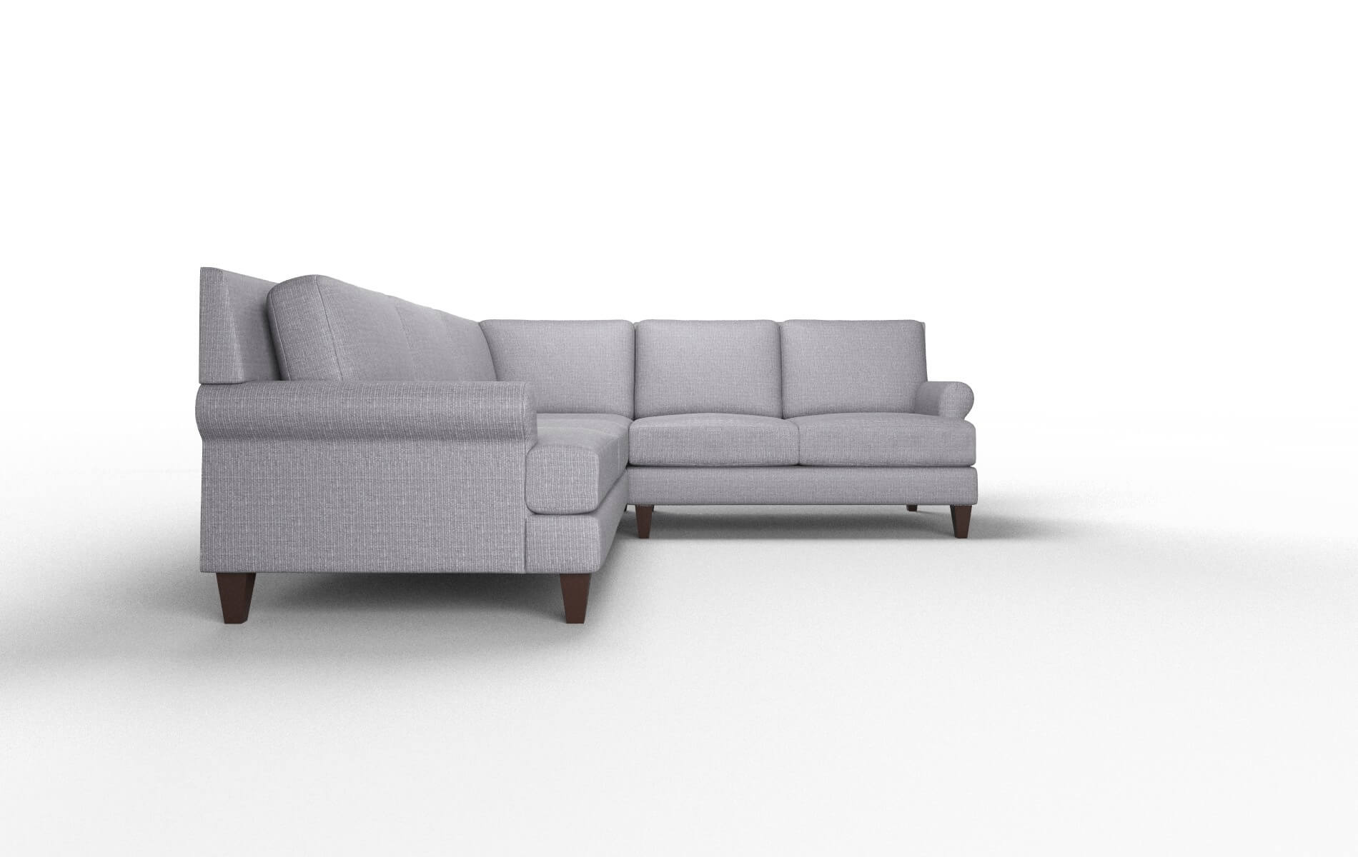Stockholm Insight Denim Sectional espresso legs 2