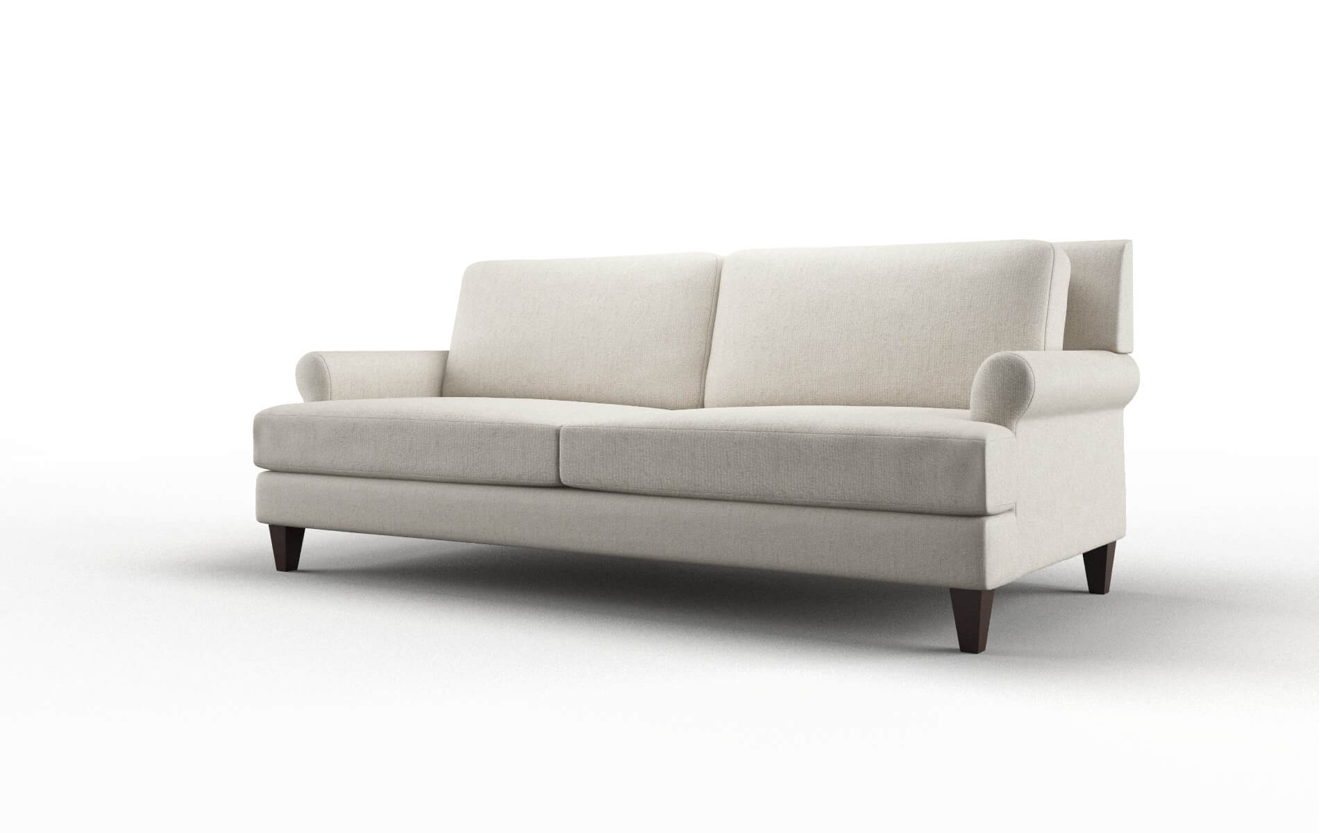 Stockholm Insight Dove Sofa espresso legs 4