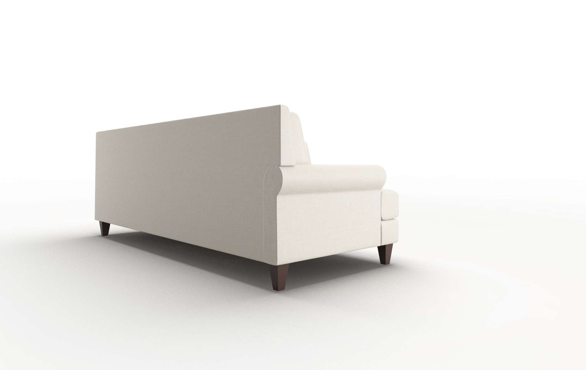 Stockholm Keylargo Almond Sectional espresso legs 3
