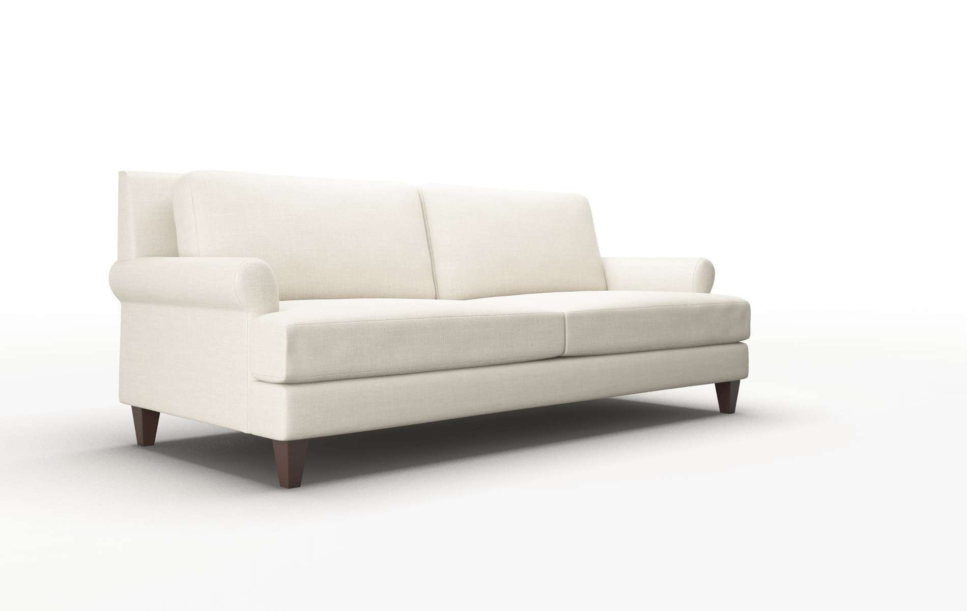 Stockholm Keylargo Almond Sofa espresso legs 2