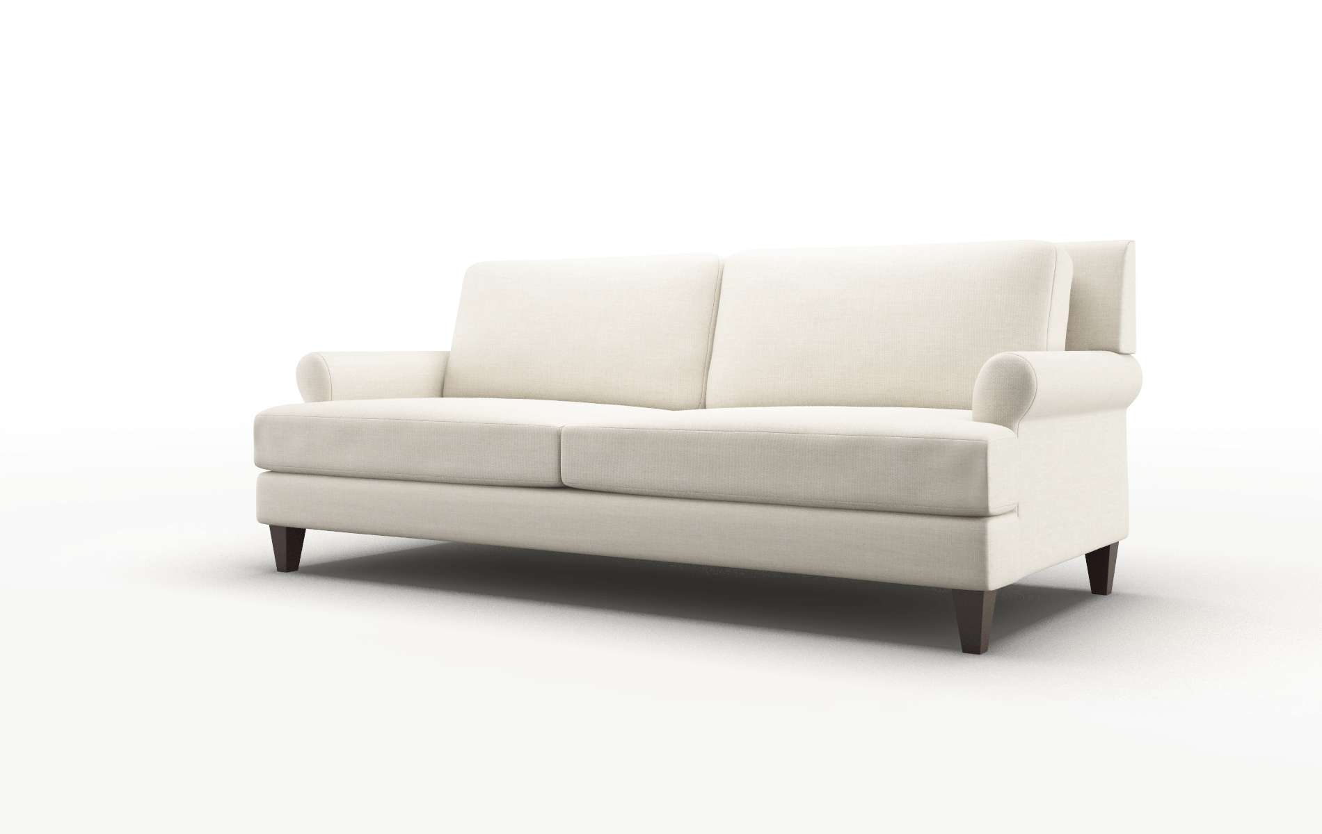 Stockholm Keylargo Almond Sofa espresso legs 4