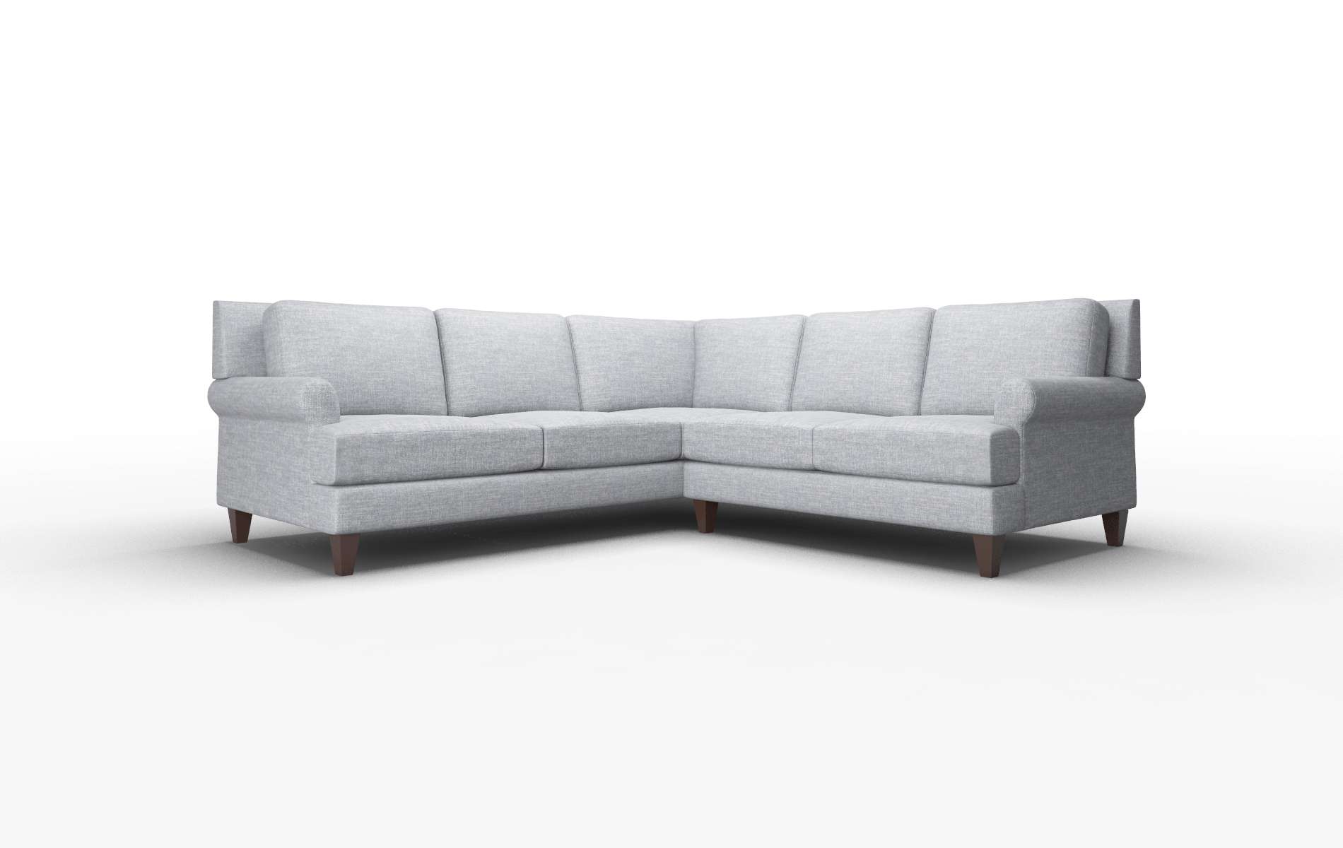 Stockholm Keylargo Ash Sectional espresso legs 1