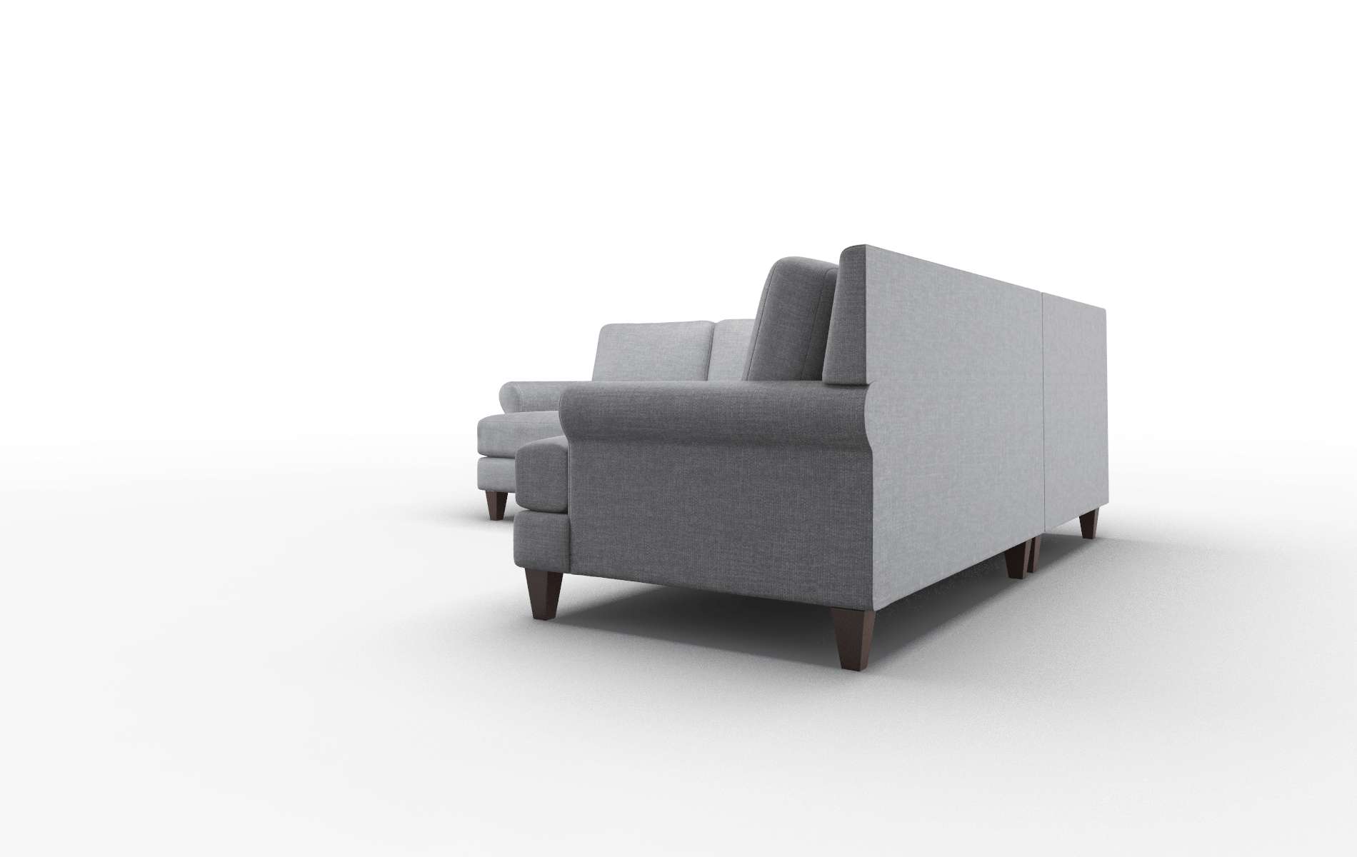 Stockholm Keylargo Graphite Sectional espresso legs 4