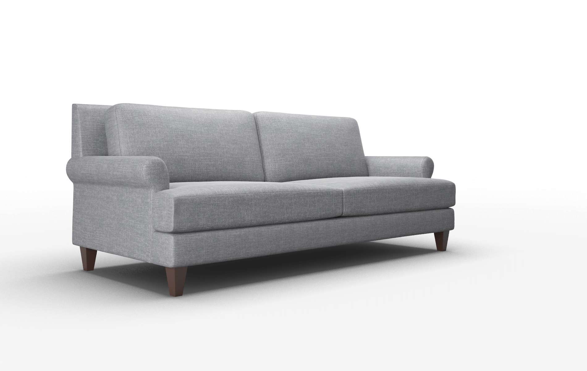 Stockholm Keylargo Graphite Sofa espresso legs 2