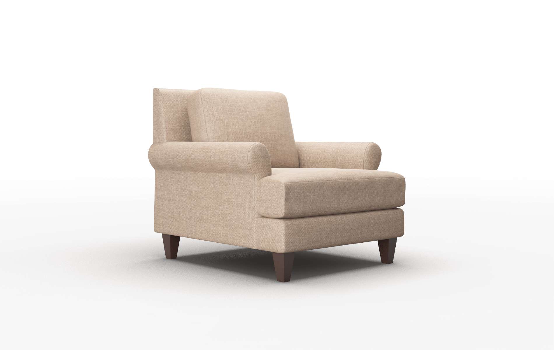Stockholm Keylargo Mink Chair espresso legs 2