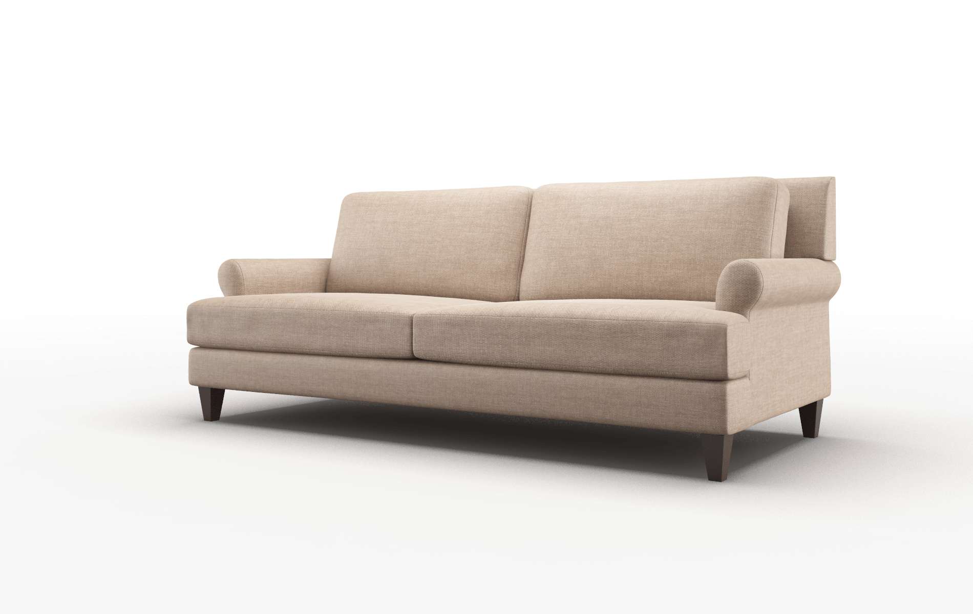 Stockholm Keylargo Mink Sofa espresso legs 4