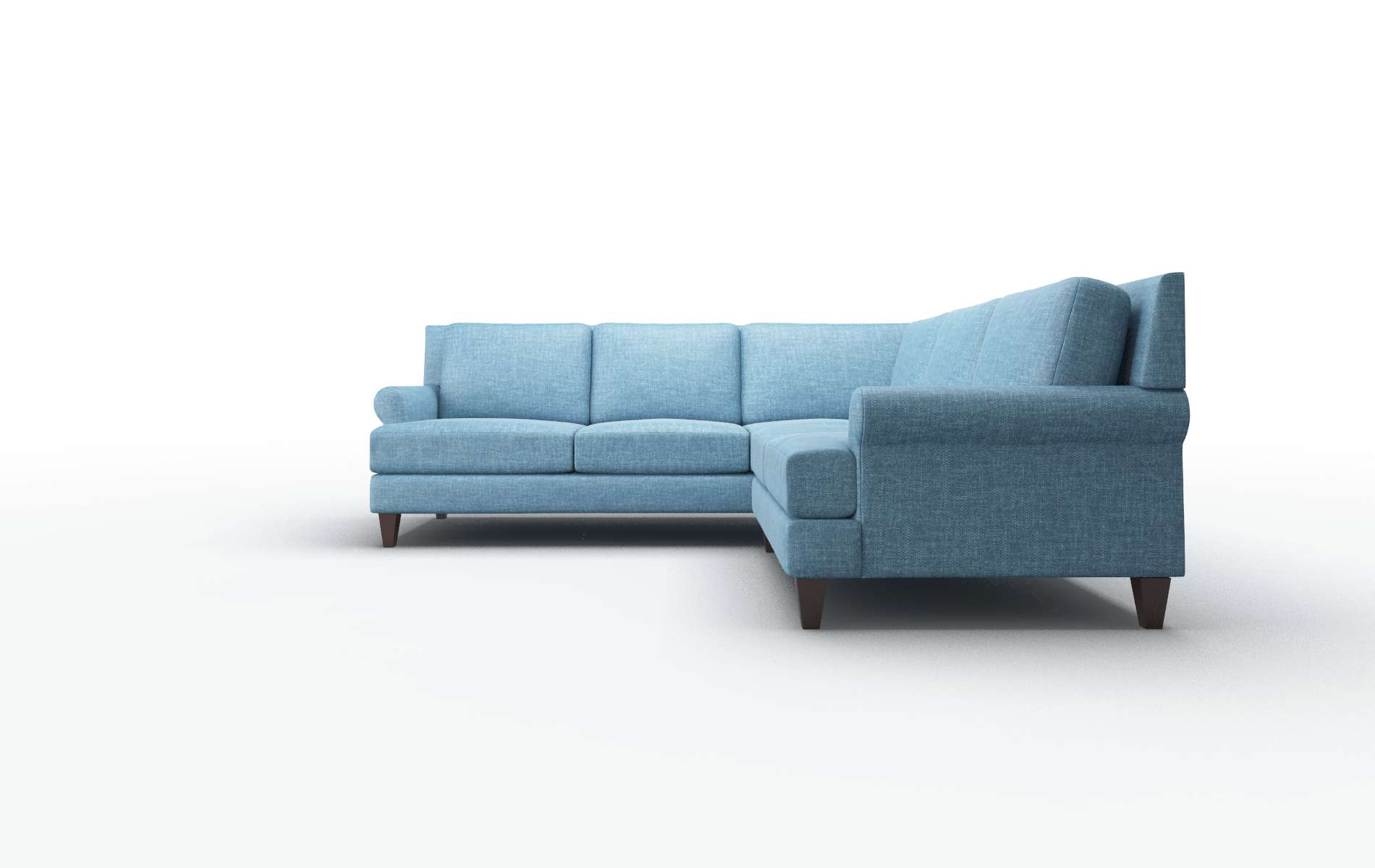 Stockholm Keylargo Ocean Sectional espresso legs 5