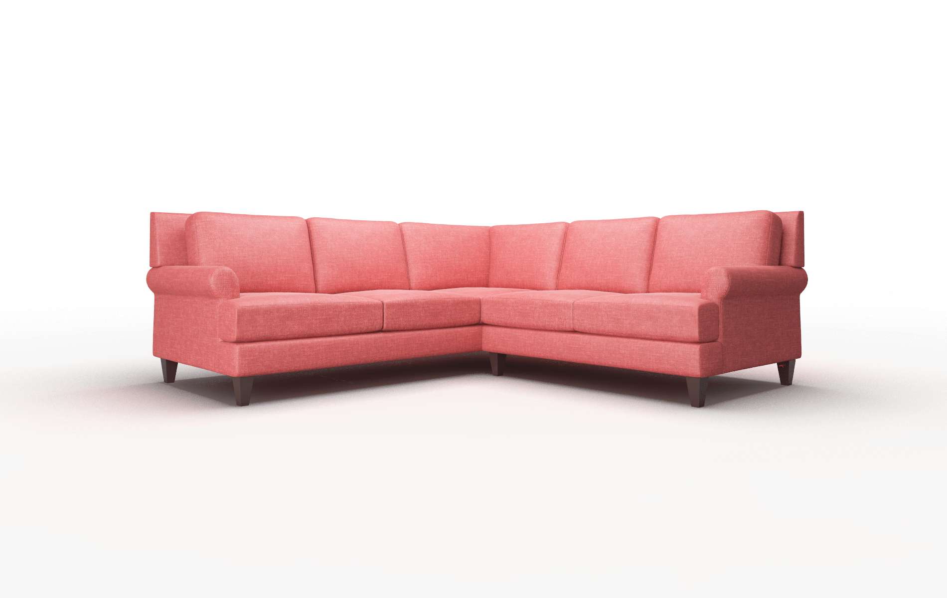Stockholm Keylargo Ruby Sectional espresso legs 1