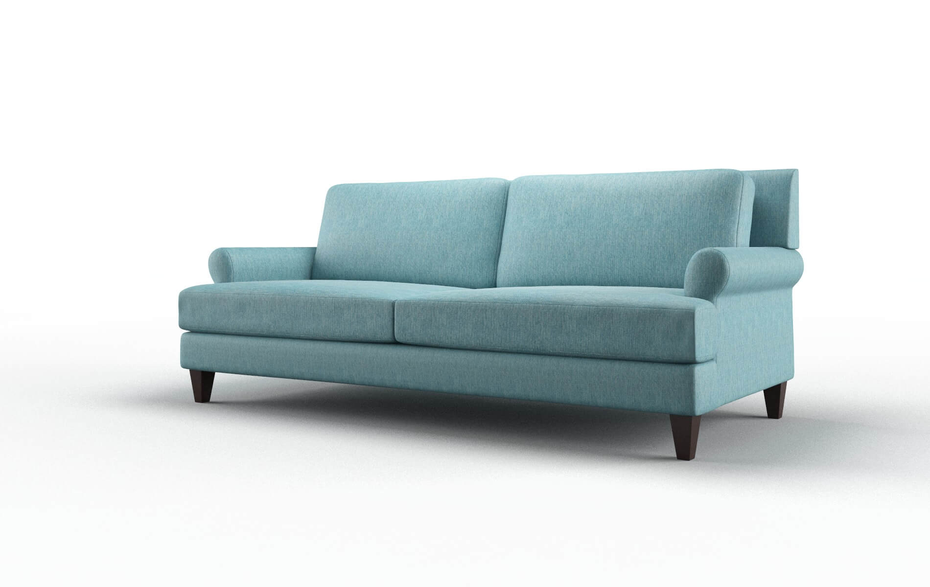 Stockholm Lana Peacock Sofa espresso legs 4