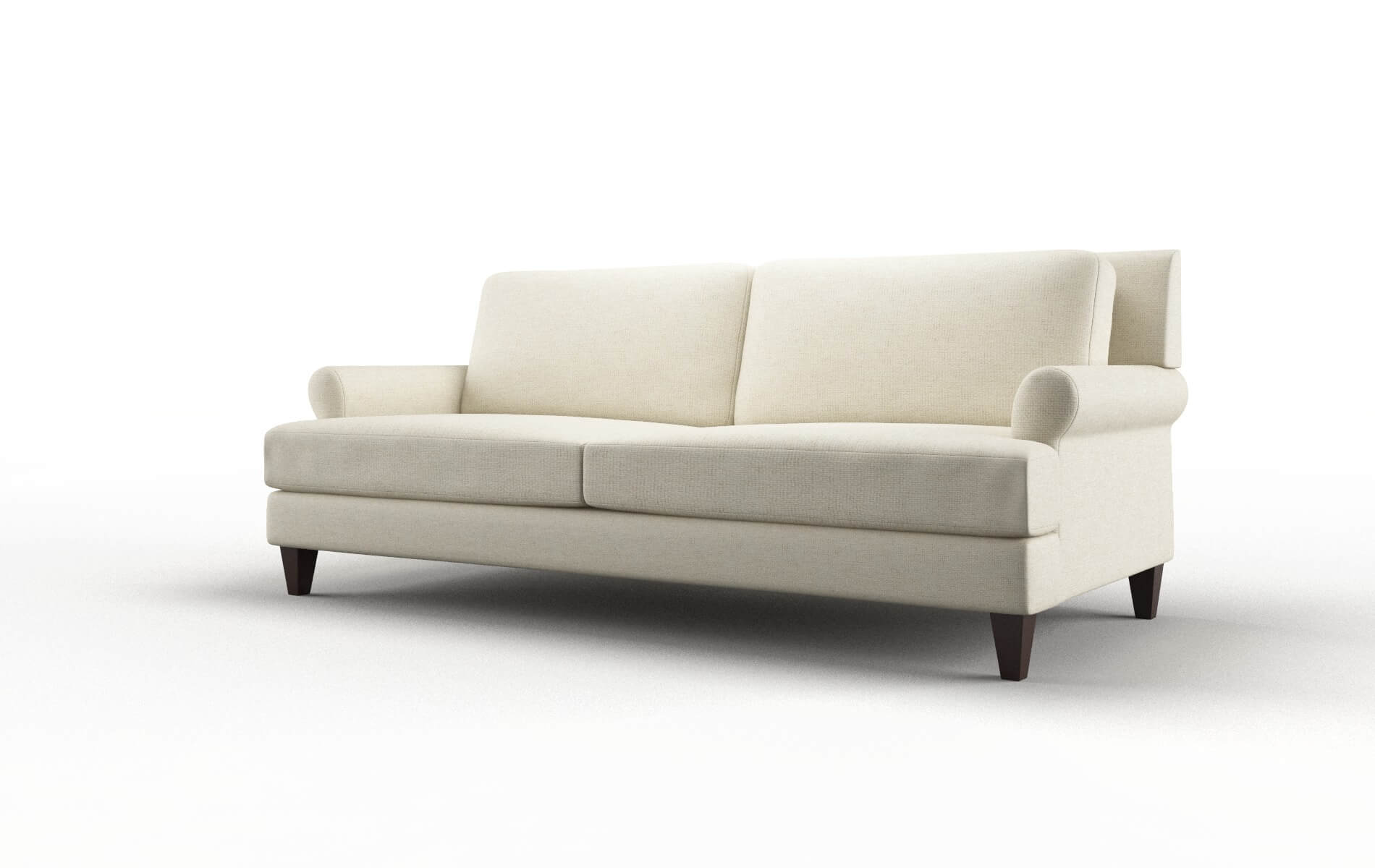 Stockholm Lana Sand Sofa espresso legs 4