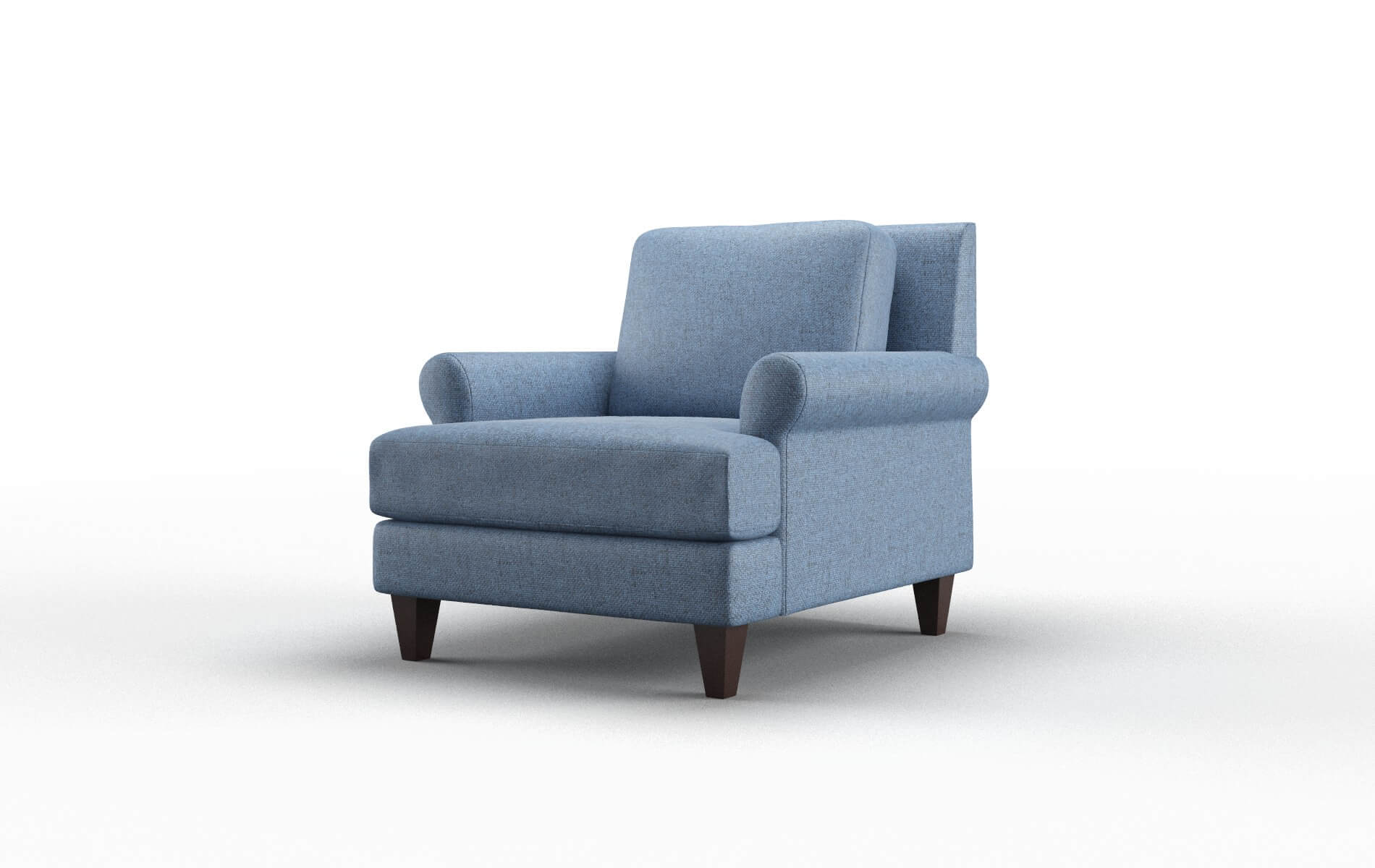 Stockholm Leslie Indigo Chair espresso legs 4