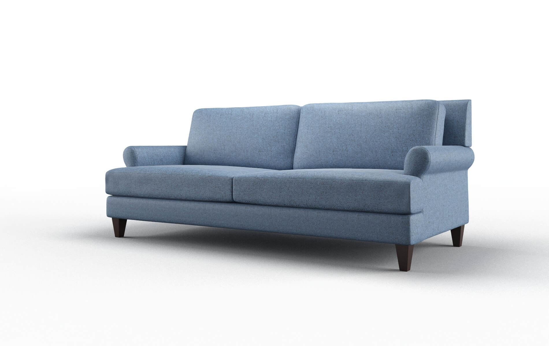 Stockholm Leslie Indigo Sofa espresso legs 4