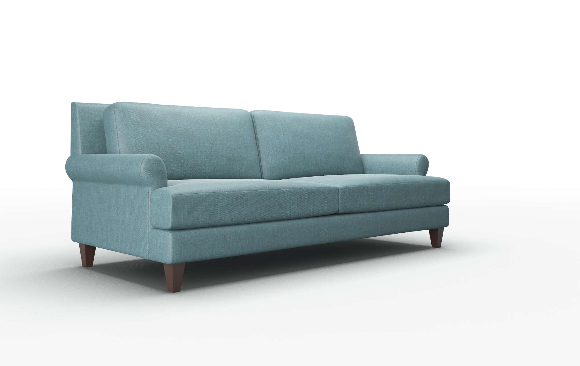 Stockholm Leslie Peacock Sofa espresso legs 2