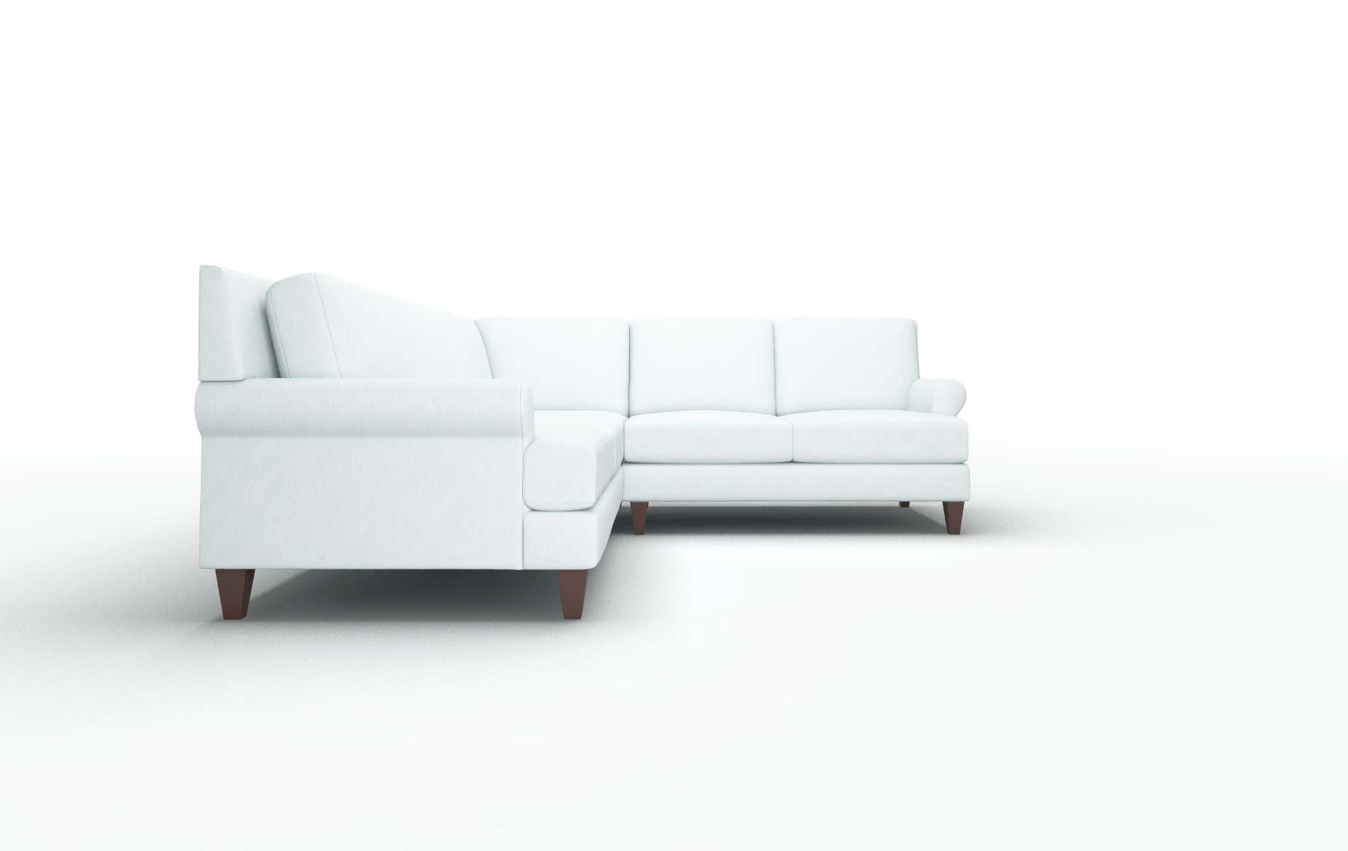 Stockholm Leslie Robins_egg Sectional espresso legs 2