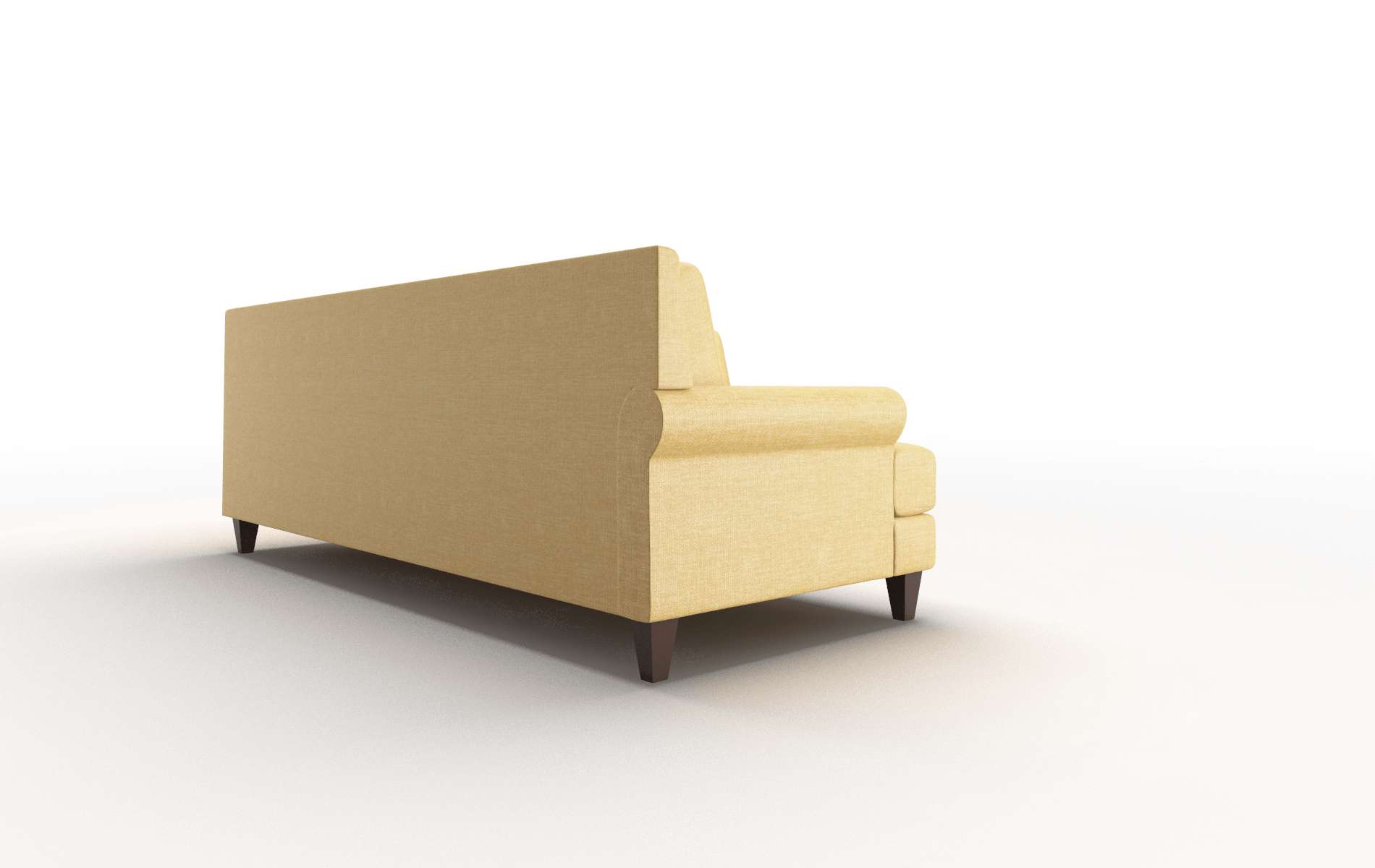 Stockholm Leslie Saffron Sectional espresso legs 3