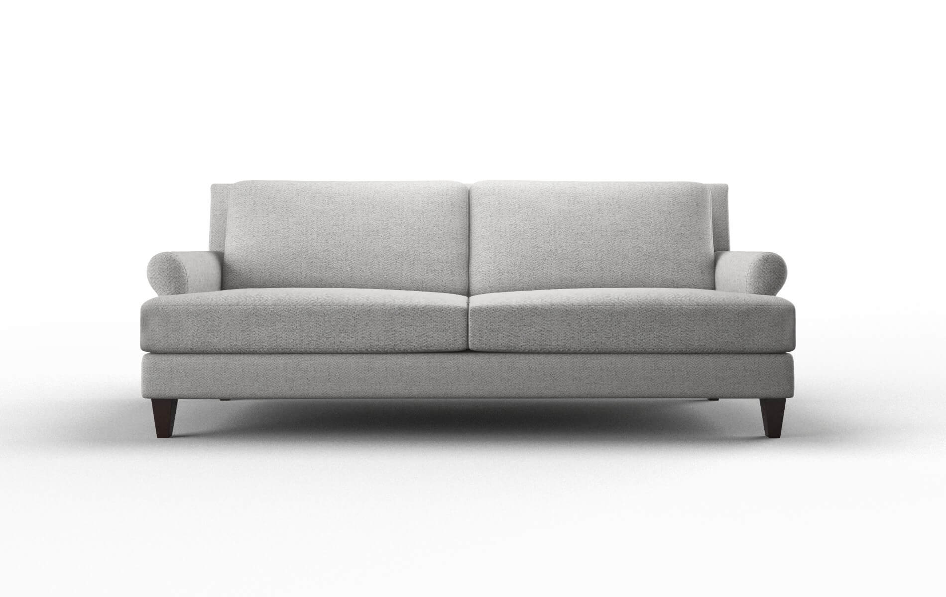 Stockholm Malibu Dove Sofa espresso legs 1