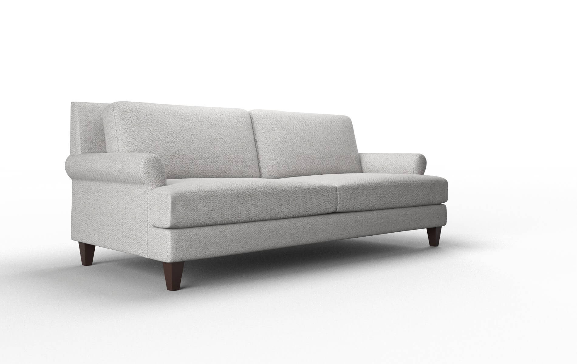 Stockholm Malibu Dove Sofa espresso legs 2