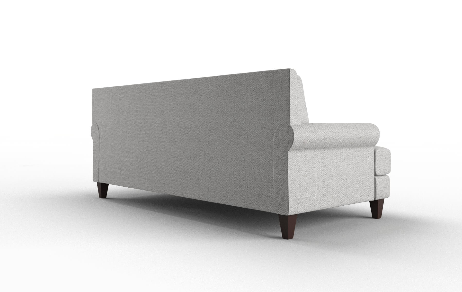 Stockholm Malibu Dove Sofa espresso legs 5