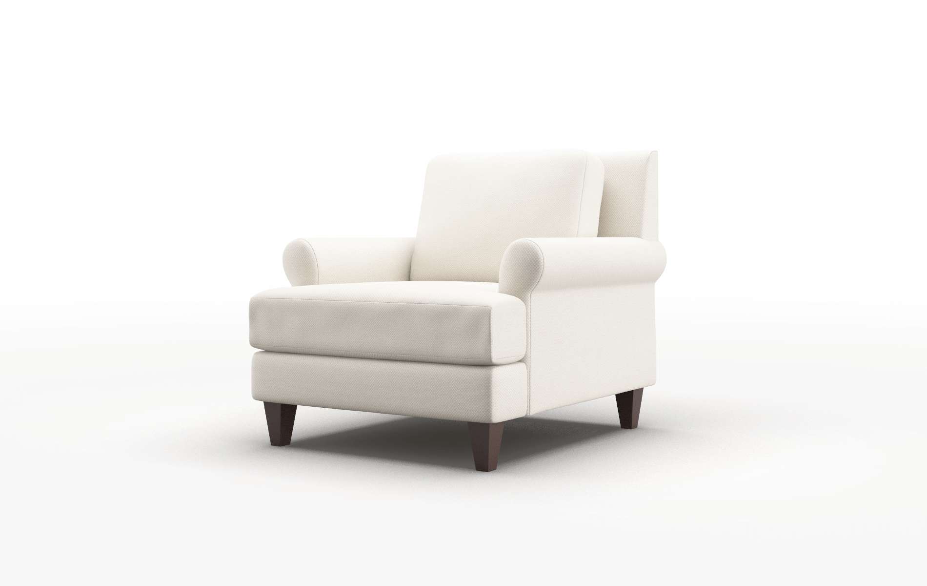 Stockholm Malibu Linen Chair espresso legs 4