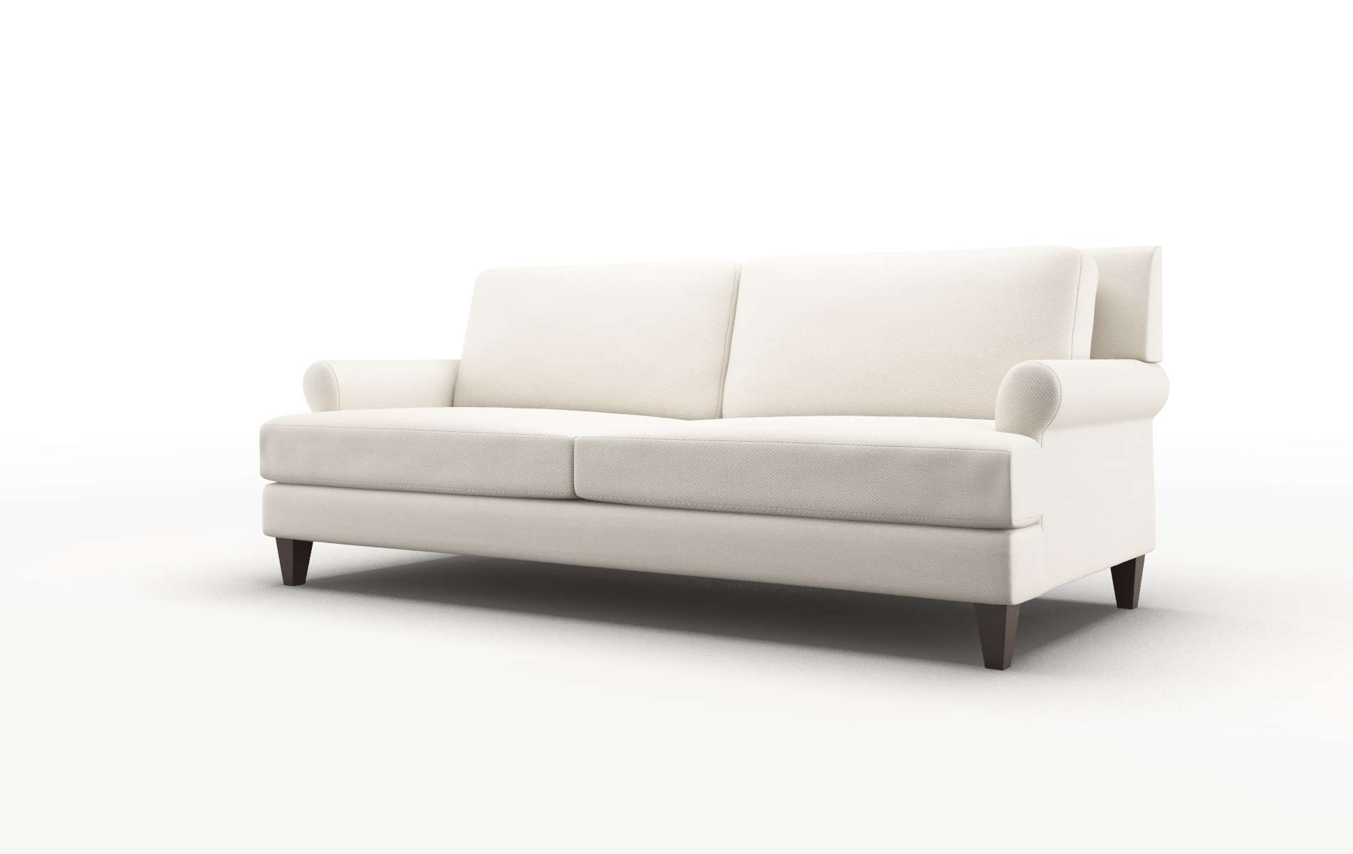 Stockholm Malibu Linen Sofa espresso legs 4
