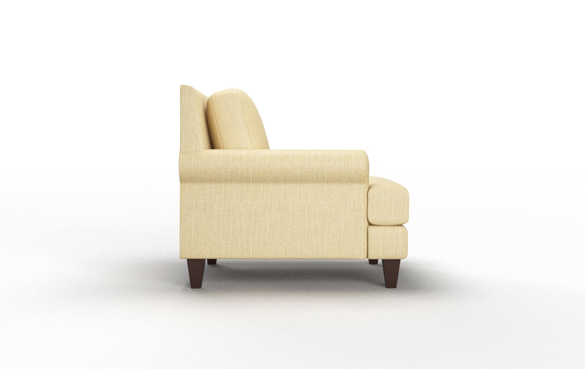 Stockholm Malibu Maize Chair espresso legs 3