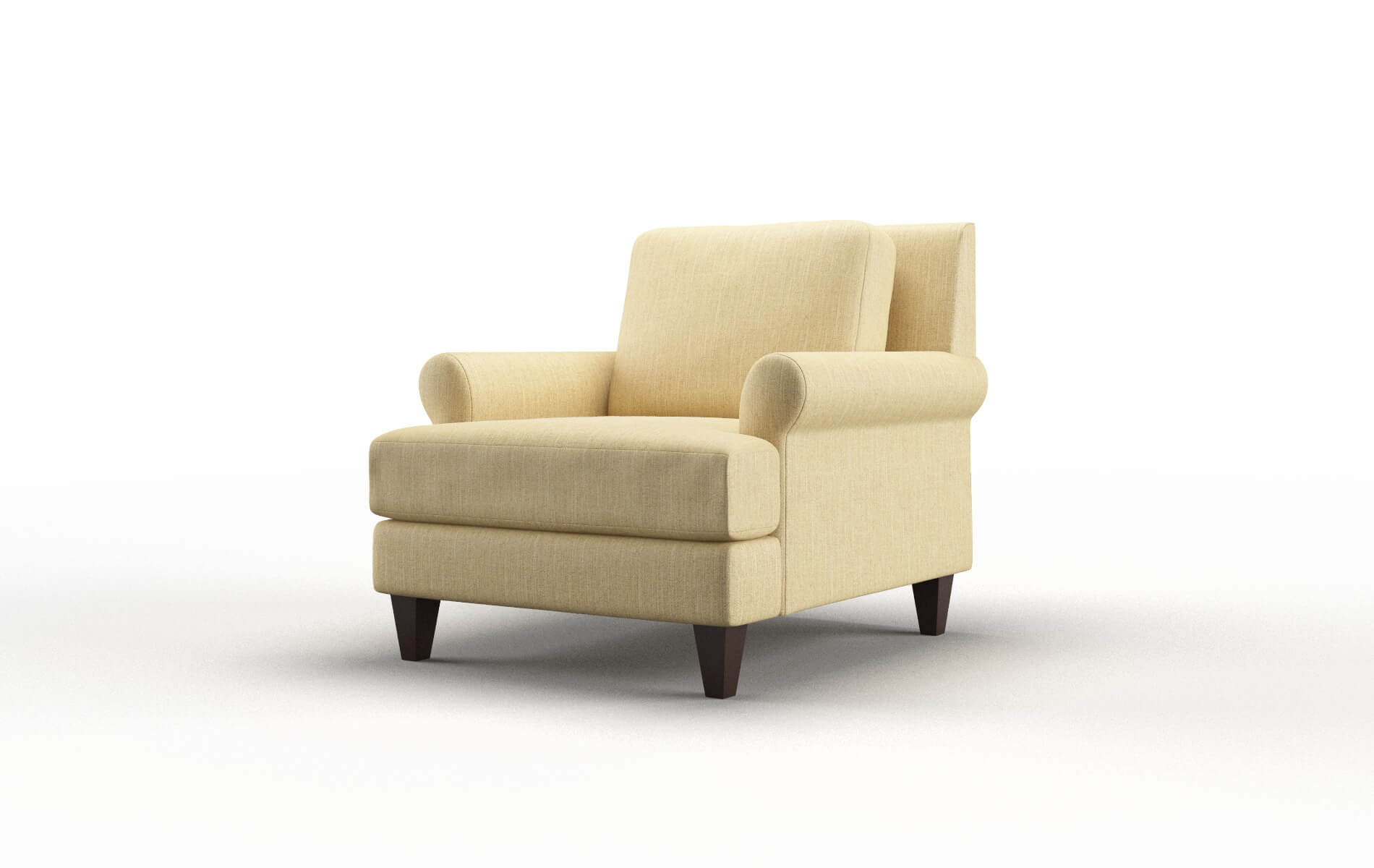 Stockholm Malibu Maize Chair espresso legs 4