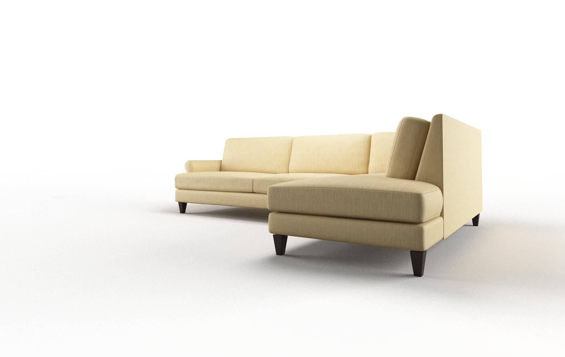 Stockholm Malibu Maize Panel espresso legs 4