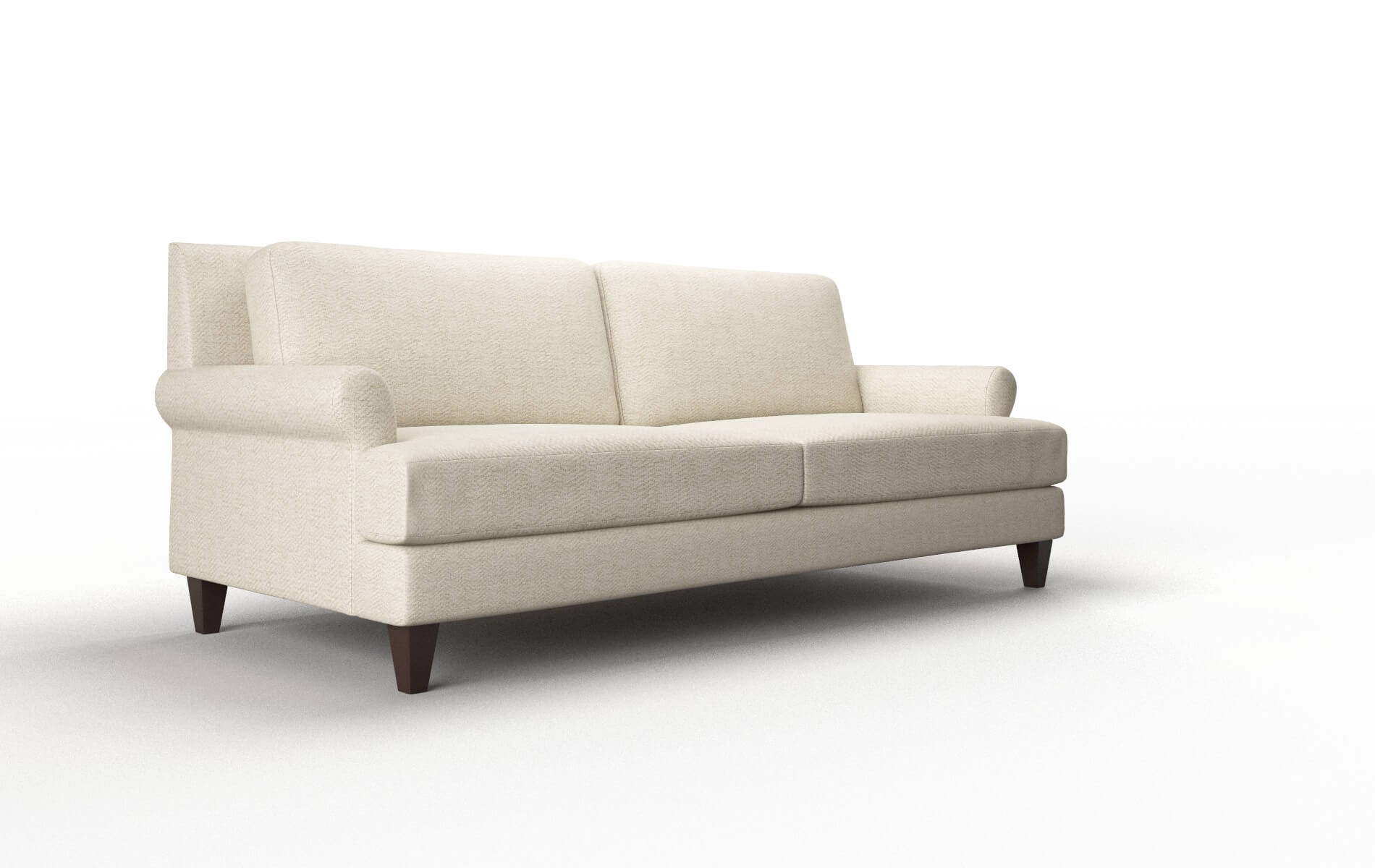 Stockholm Malibu Sand Sofa espresso legs 2